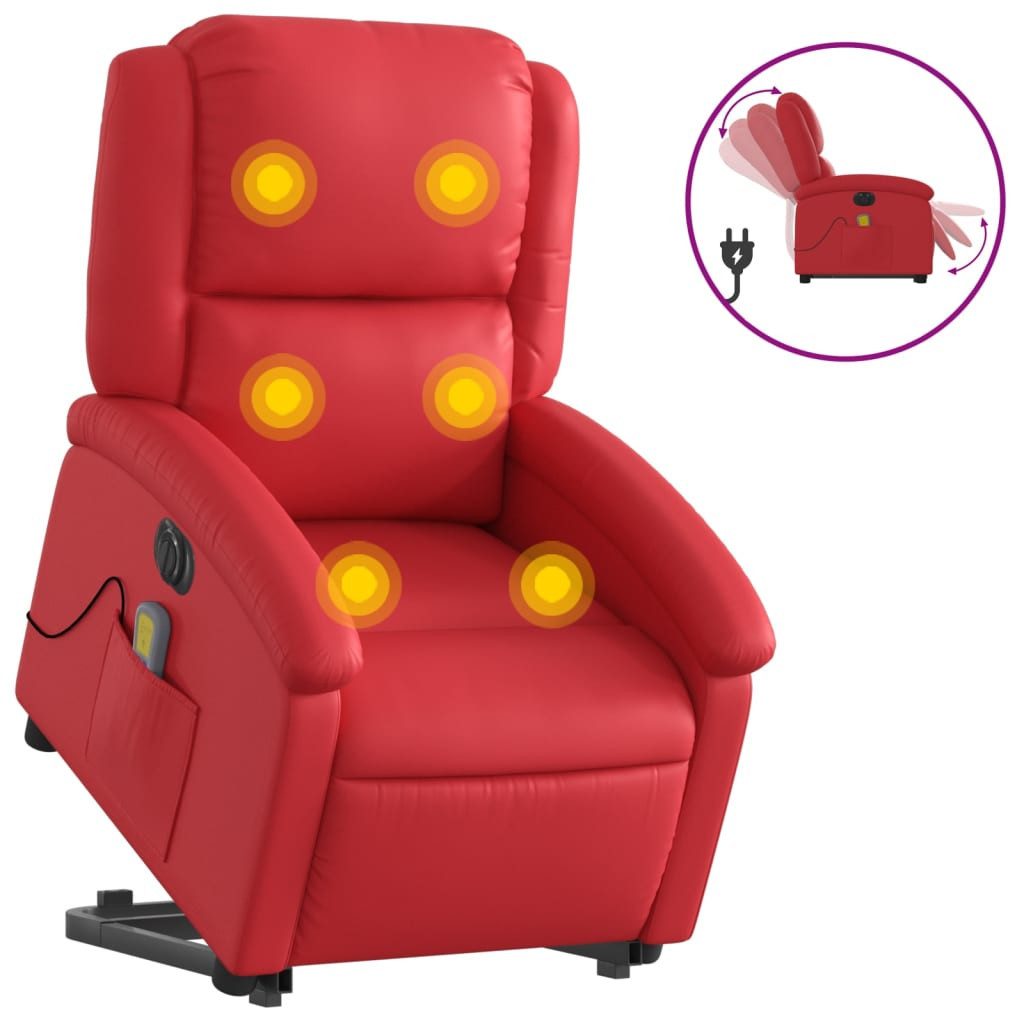 vidaXL Sessel Massagesessel mit Aufstehhilfe Elektrisch günstig online kaufen