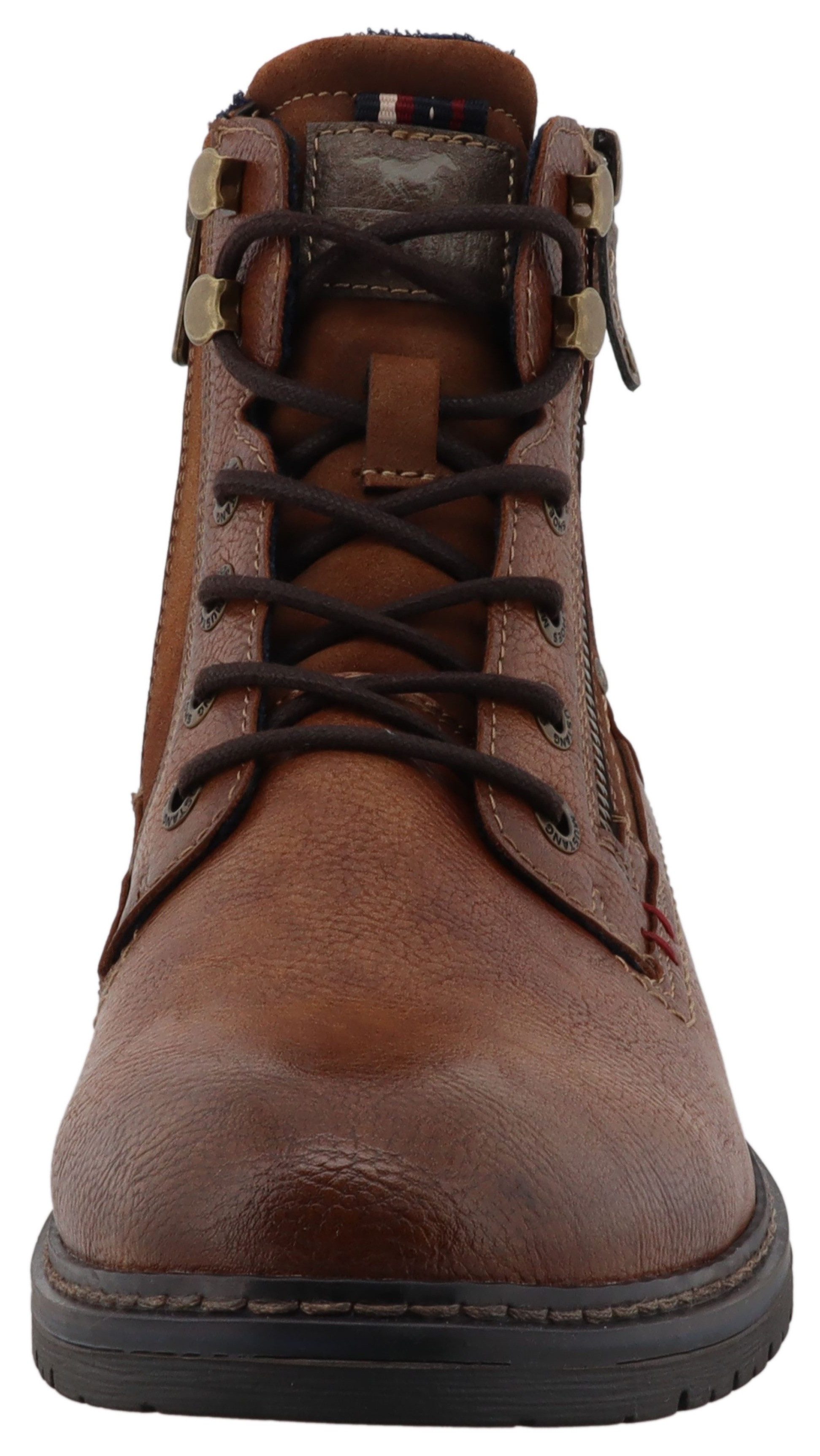 Mustang Shoes Marcas Schnürboots Business Stiefel, Boots mit Textilfutter