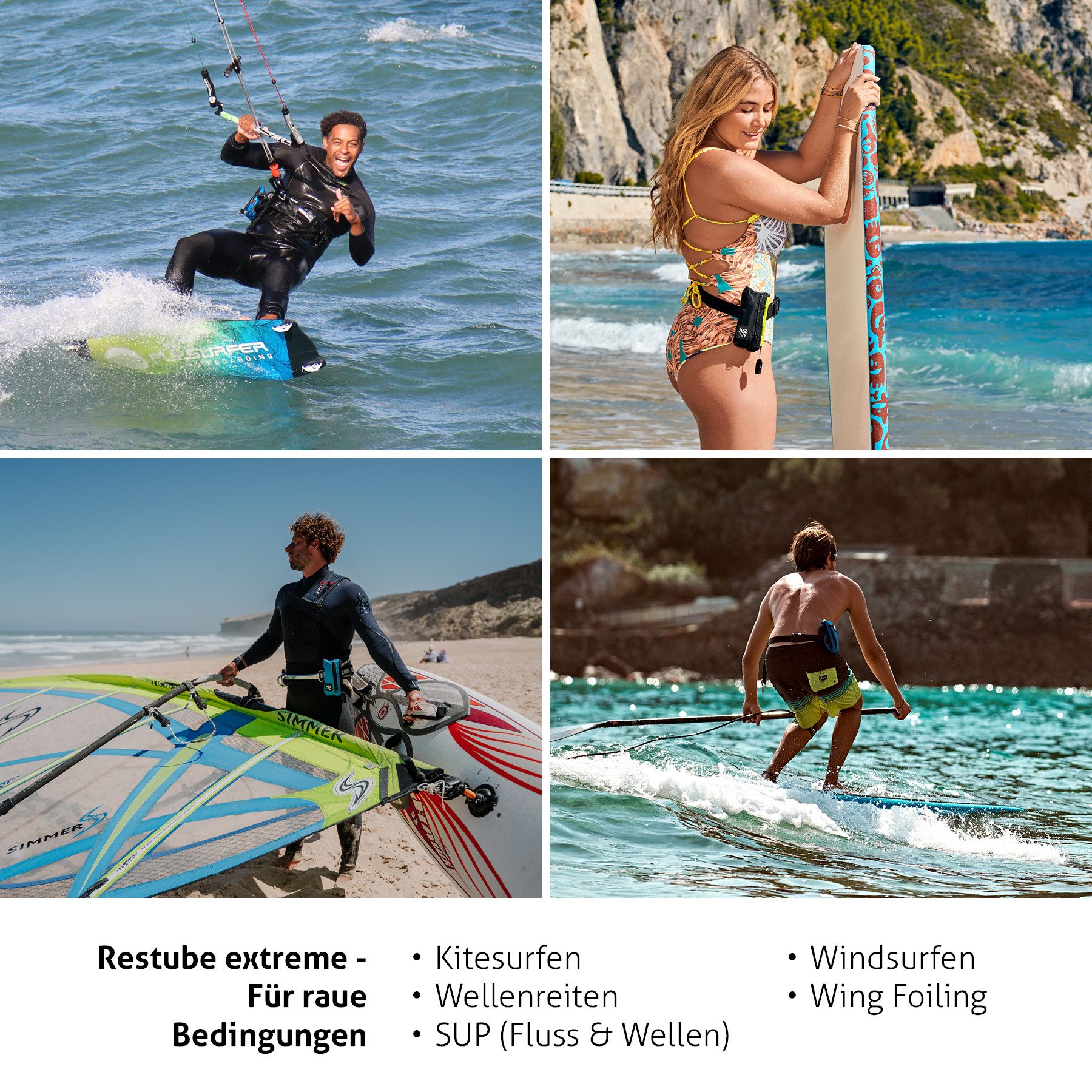 Restube Wasser-Airbag Extreme, aufblasbare Schwimmboje für raue Bedingungen, robust, wiederverwendbar