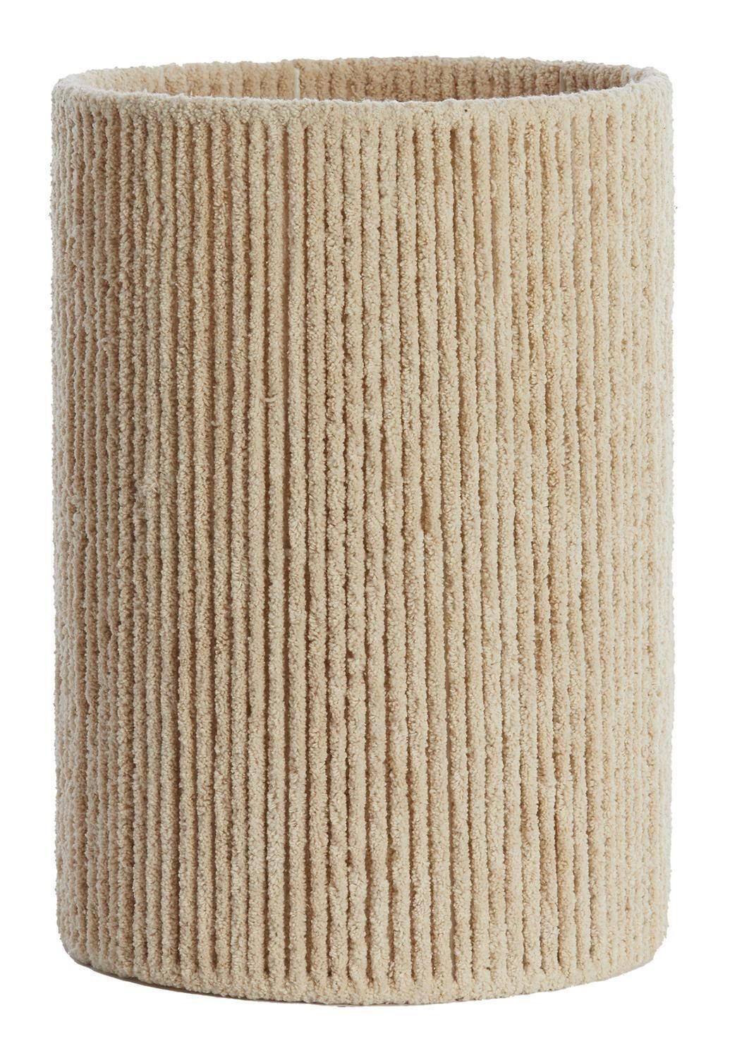 Light & Living Лампыschirm MEDANA, Creme, Chenille, Eisen, ohne Лампыfuß, Ø 25 x H 36 cm