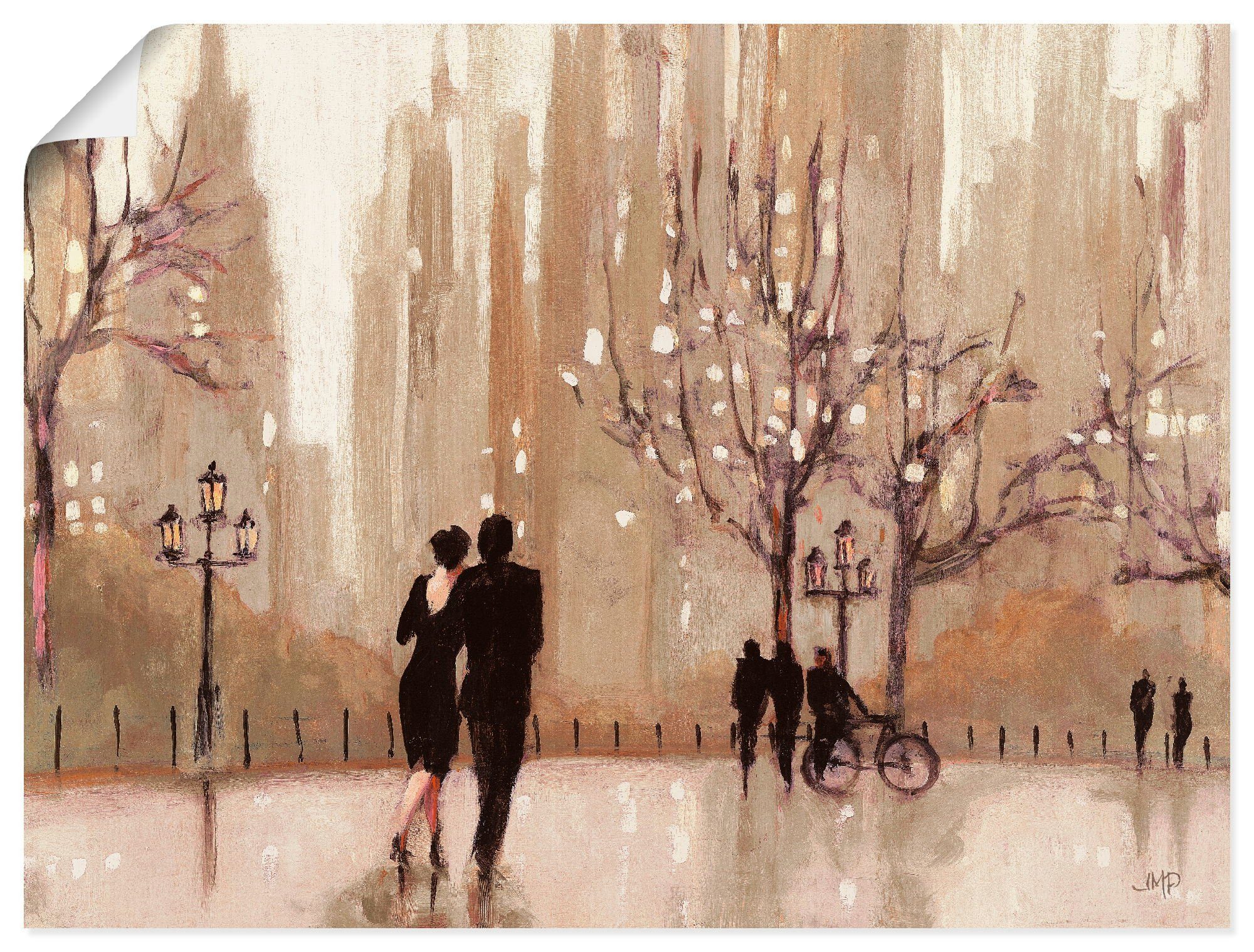 Artland Wandbild Ein Abend in der Natur, Paar (1 St), als Leinwandbild, Poster in verschied. Größen