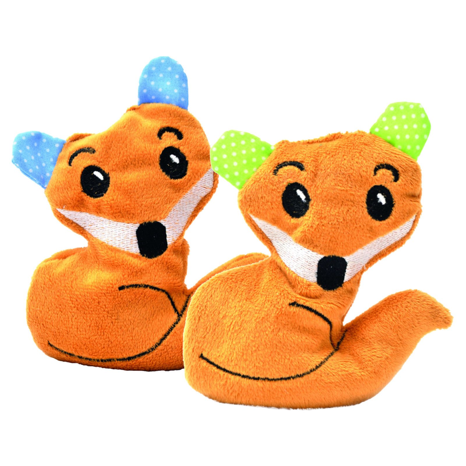 Aumüller Tierkuscheltier Katzenspielzeug Fred Fuchs mit blauen und grünen O günstig online kaufen