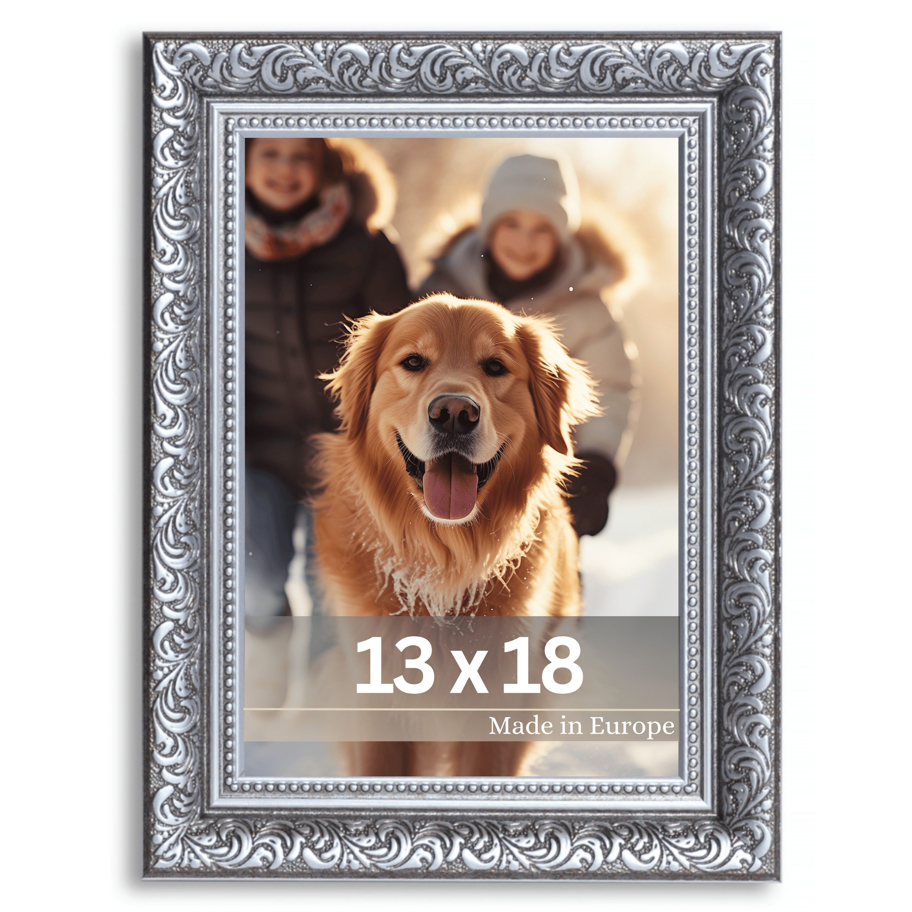 Victor (Zenith) Bilderrahmen Rubens, Bilderrahmen 13x18 cm Schwarz Silber, günstig online kaufen