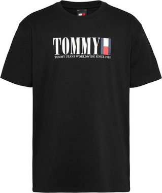 Tommy Jeans T-Shirt TJM REG TOMMY DNA FLAG TEE EXT mit Logoprint