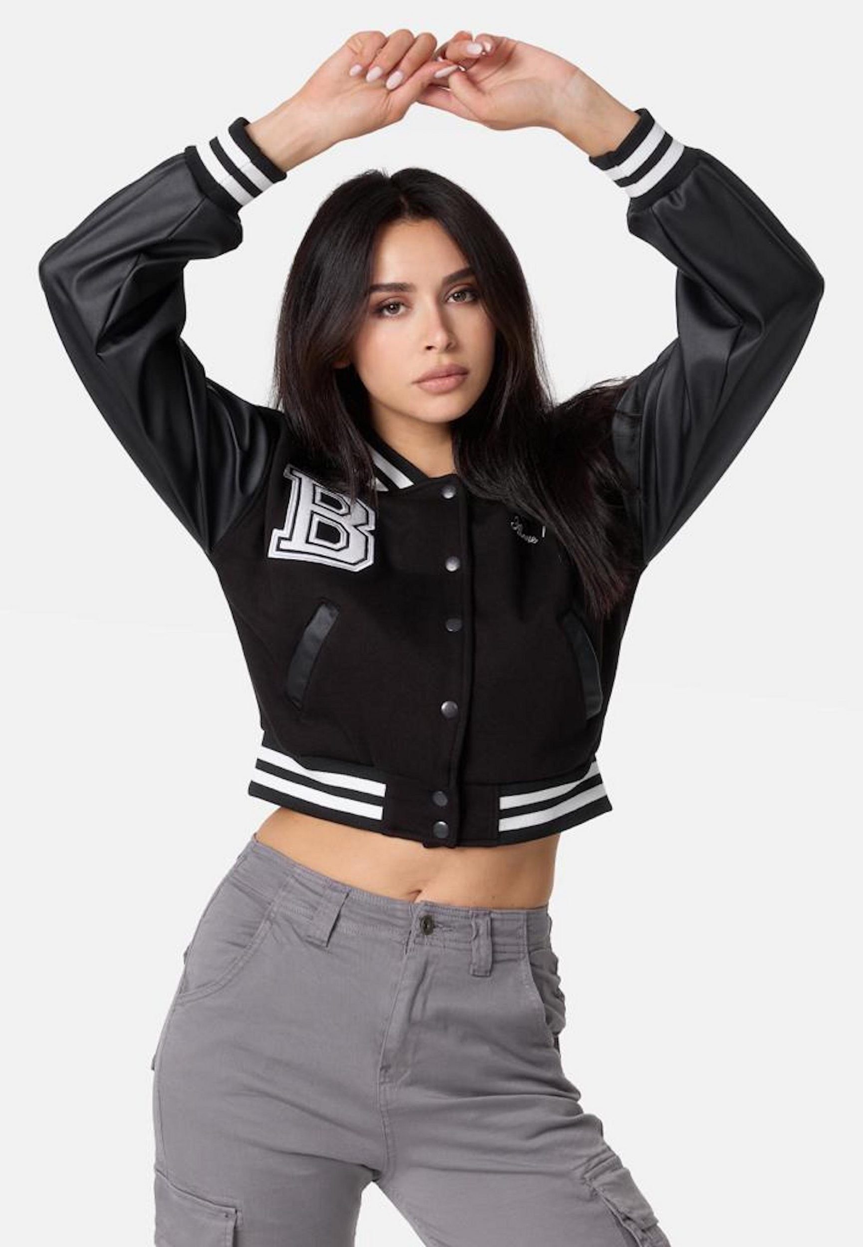 Crop Übergangsjacke Worldclassca Collegejacke Collegejacke Worldclassca Bomberjacke XS-L Damen