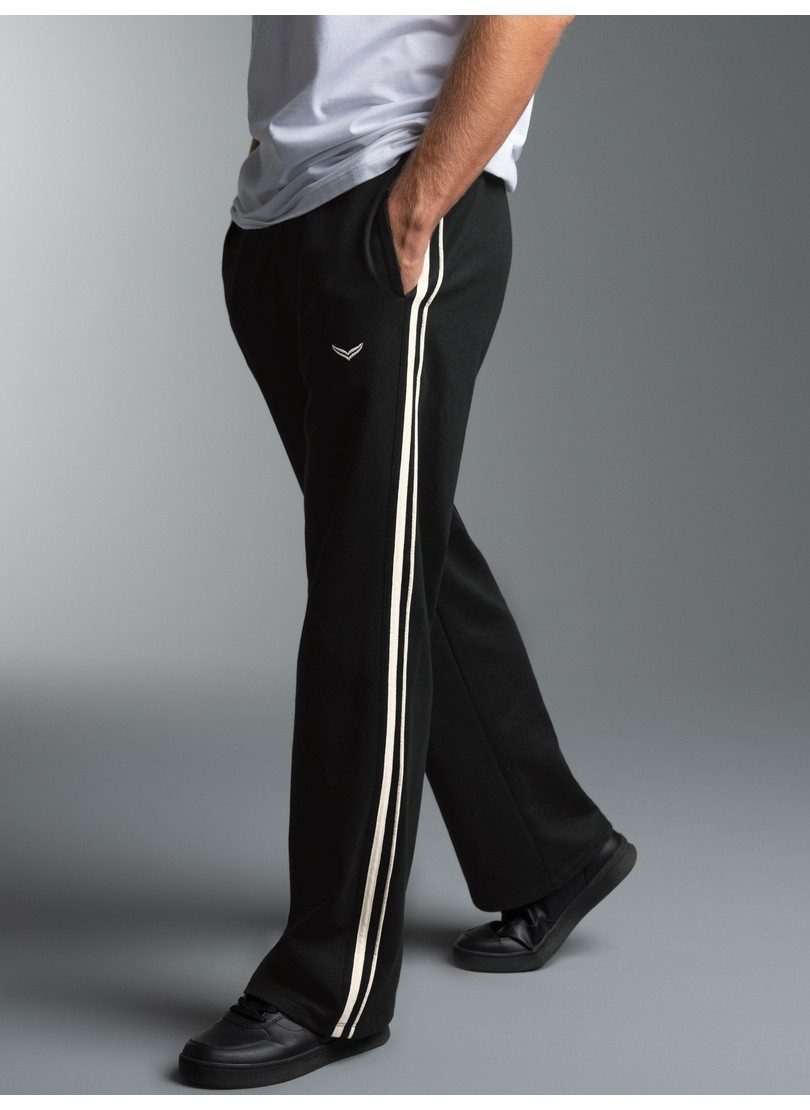 Trigema Jerseyhose TRIGEMA Jogginghose mit weitem Bein (1-tlg)