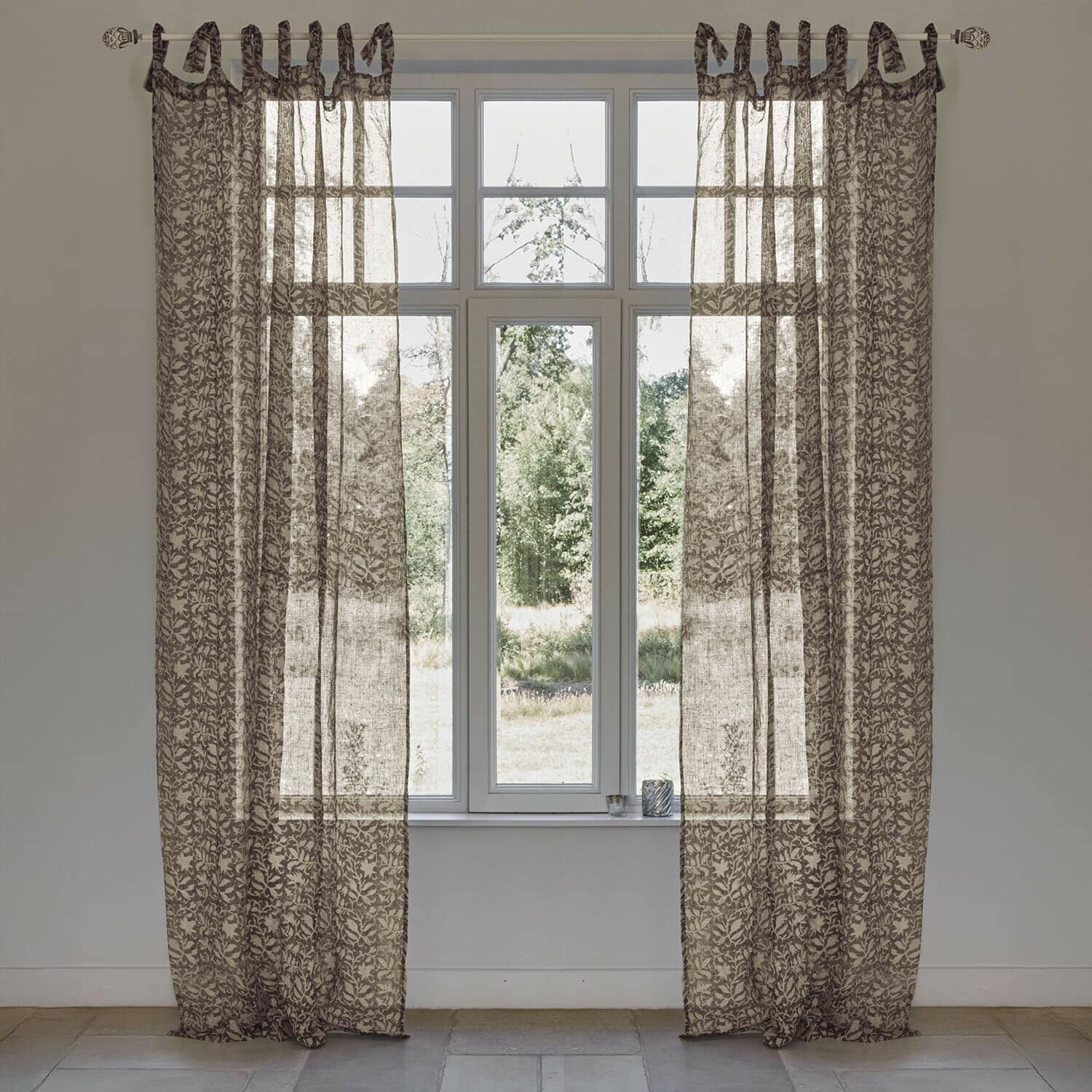 Mirabeau Vorhang Gardine Ziradayn schwarz/beige