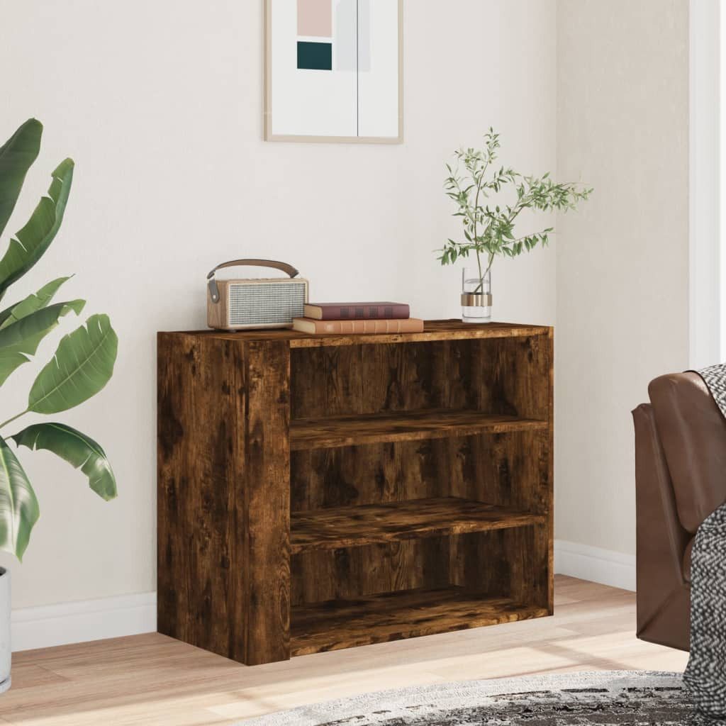 vidaXL Regal Wandregal Räuchereiche 75x35x60 cm günstig online kaufen