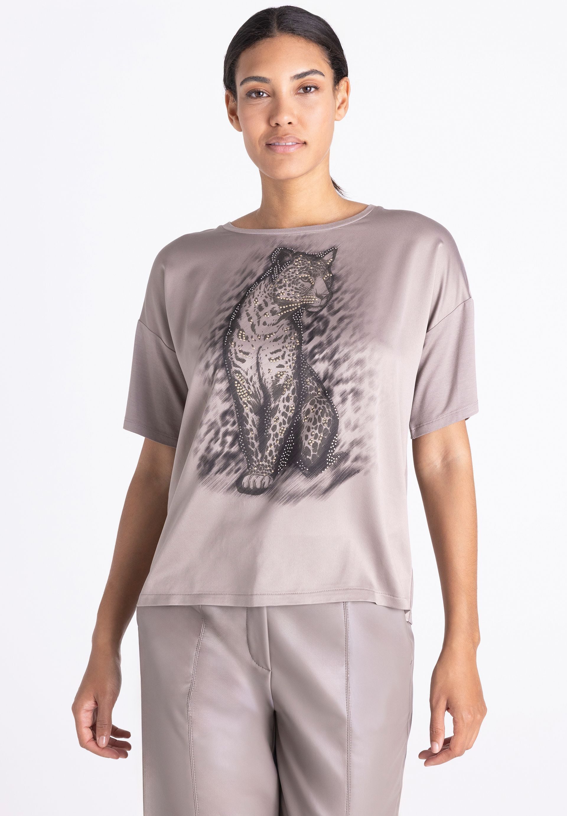 TUZZI T-Shirt mit edler Satinfront