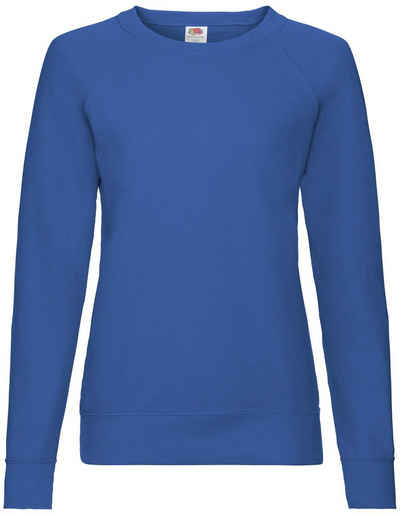 Fruit of the Loom Sweatshirt Lightweight Raglan Sweat Lady-Fit