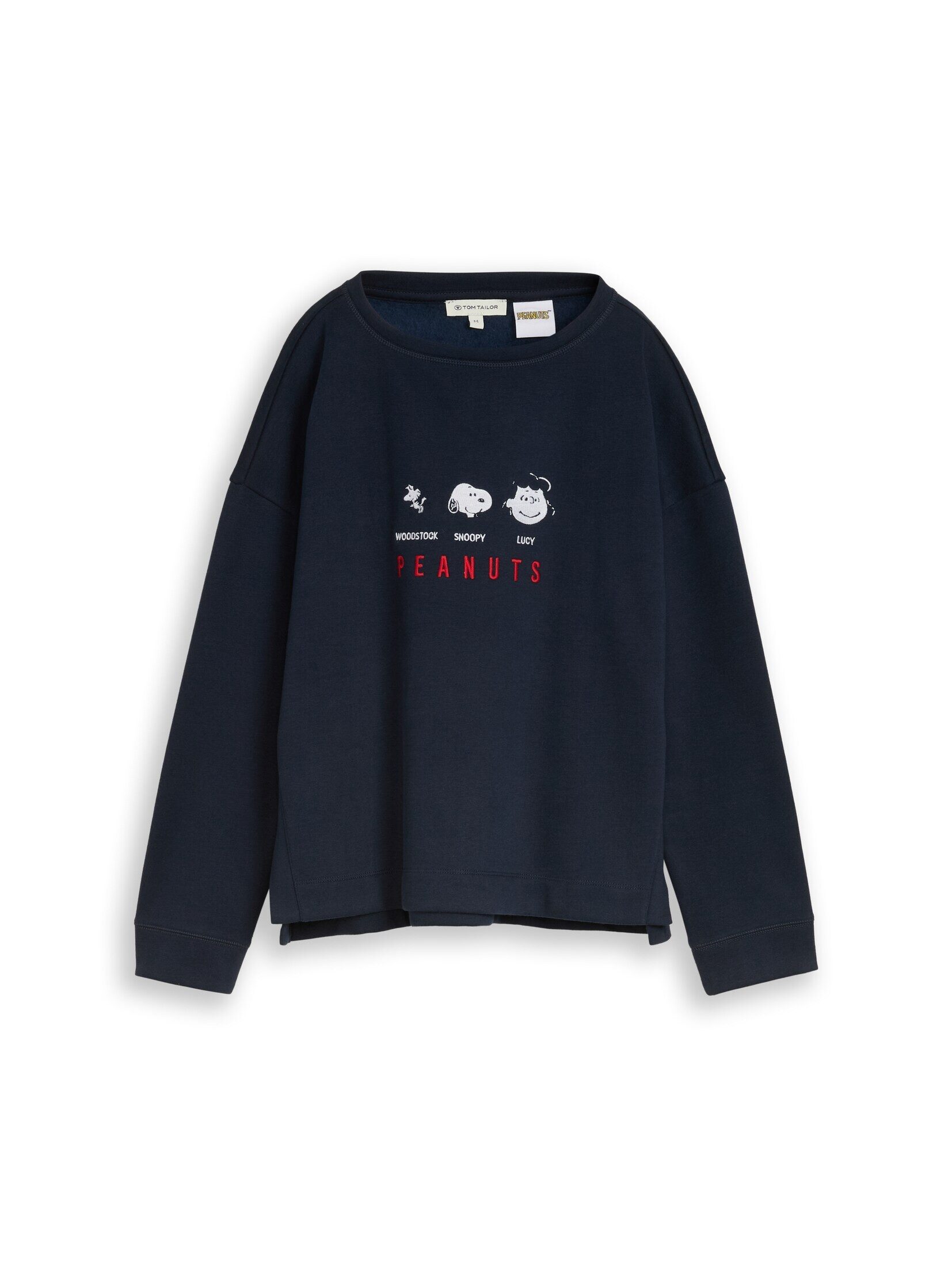 TOM TAILOR Sweatshirt Strick & Sweatshirts Loose Fit Sweatshirt mit Snoopy-Print