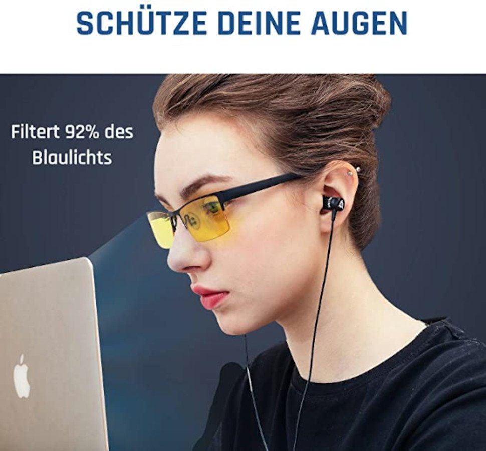 Entwicklung KLIM deutsche hochwertige Blaulichtfilter Arbeiten, Optics zum Brille, Computerbrille Brille, Brille Spielen, Anti-Blaulicht