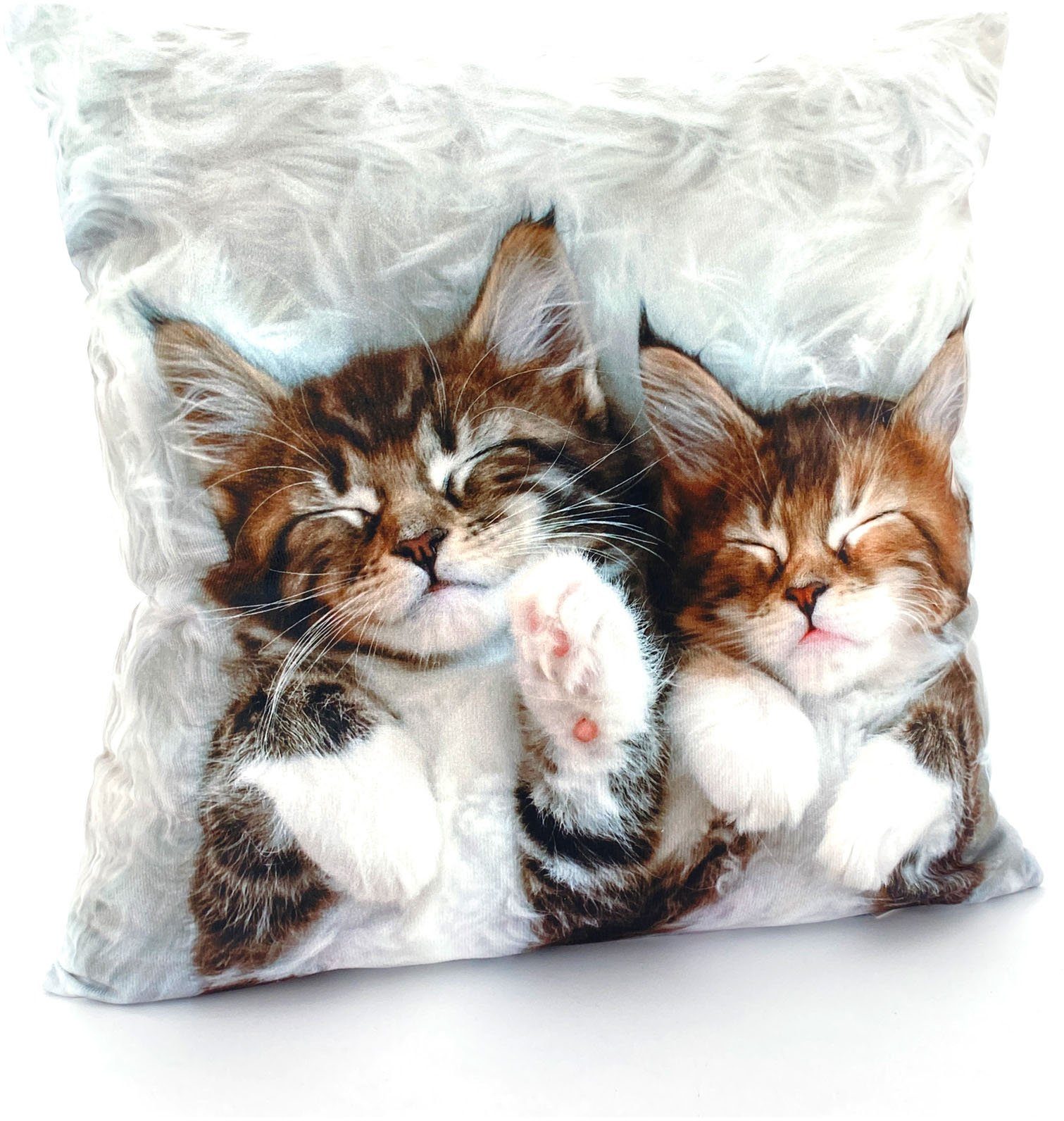 Weckbrodt Dekokissen Katzen, Kissenhülle ohne Füllung, günstig online kaufen