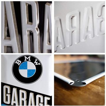 Nostalgic-Art Metallschild Blechschild 30 x 40 cm - BMW - BMW Garage