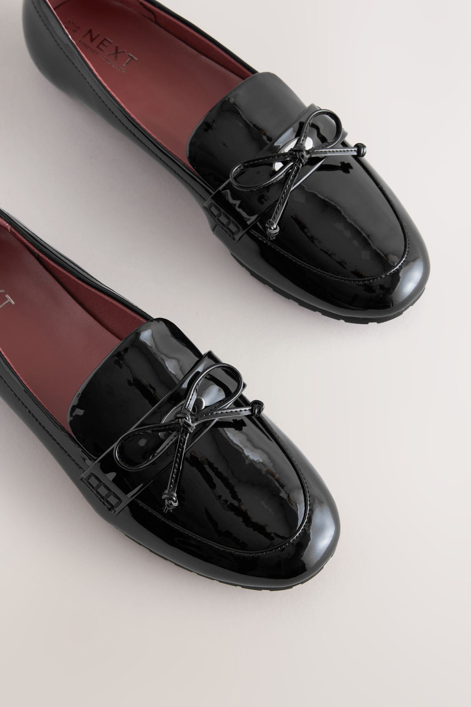 Next Forever Comfort® Lack-Ballerinas mit Schleife Loafer (1-tlg) günstig online kaufen