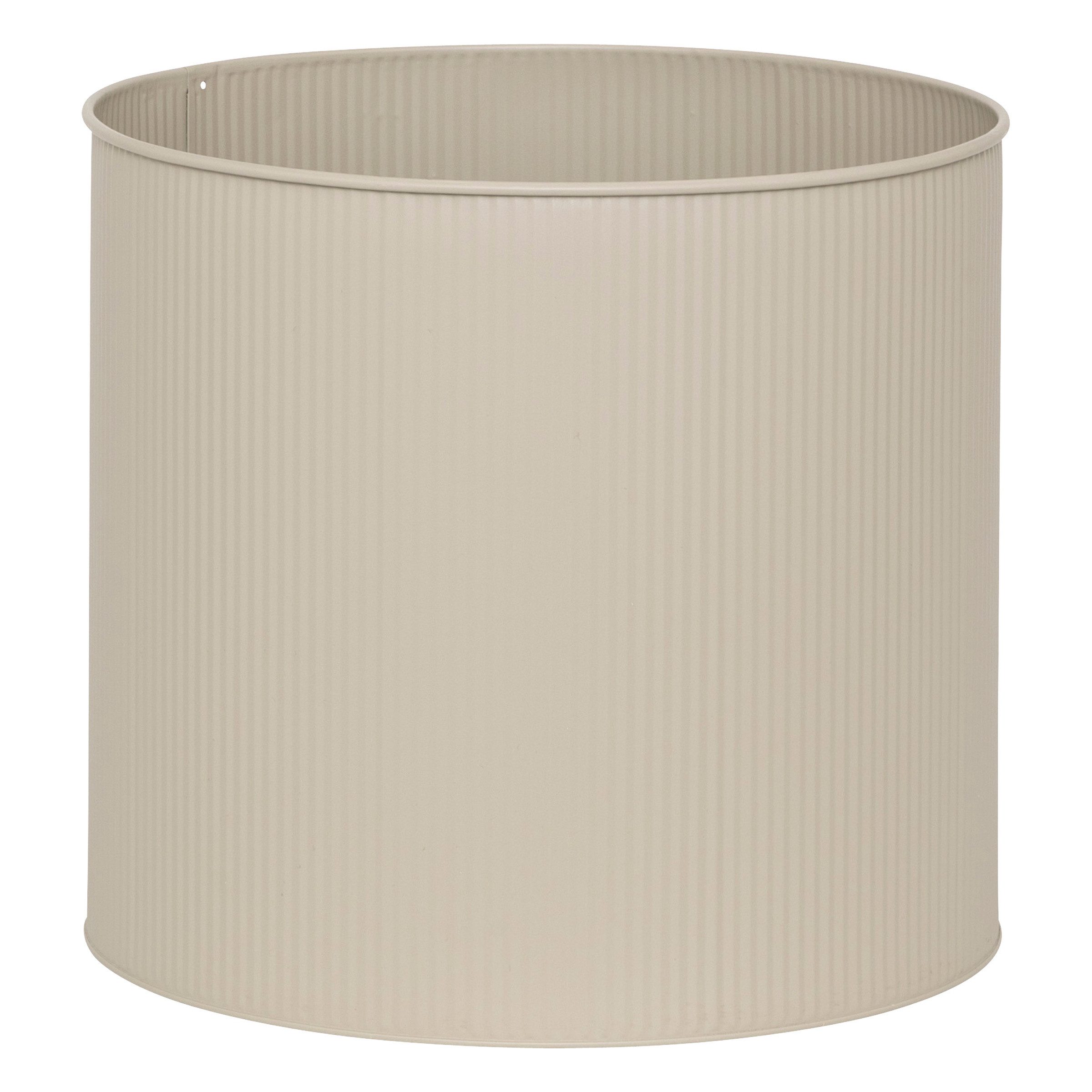 Atmosphera Créateur d'intérieur Blumentopf Blumentöpfe aus Metall, AZE, Ø 30 cm, 2er-Set