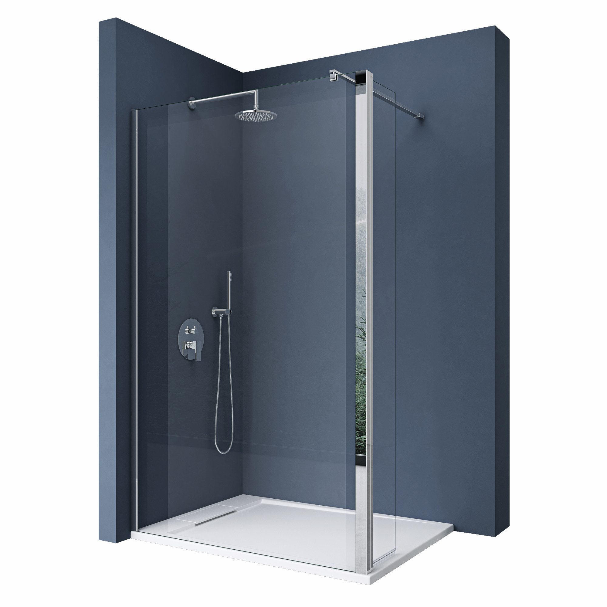 doporro Walk-in-Dusche Duschwand für Dusche Duschabtrennung günstig online kaufen