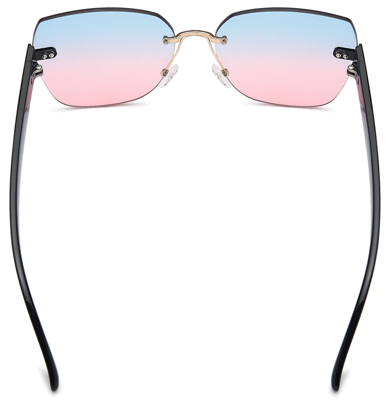 styleBREAKER Sonnenbrille Rahmenlose Rechteckige Sonnenbrille (1-St) Gradient