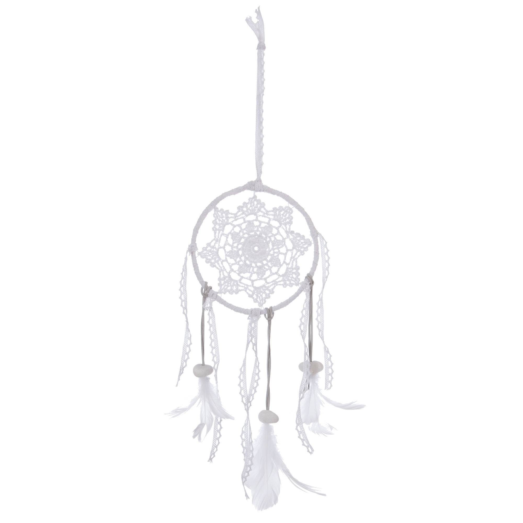Atmosphera Créateur d'intérieur Wanddekoobjekt Traumfänger FOLK, Ø 16,5 x 56 cm (1 Stk., Deko-Objekt)