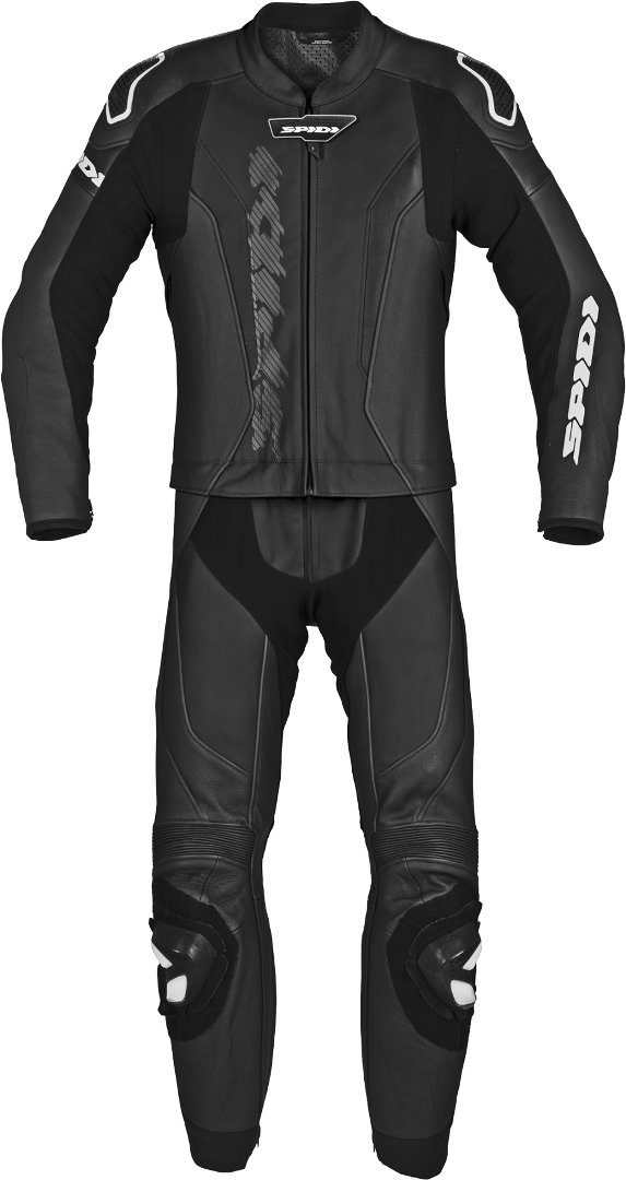 SpiDi Motorradkombi Laser Touring 2-Teiler Motorrad Lederkombi protektoren abriebfest