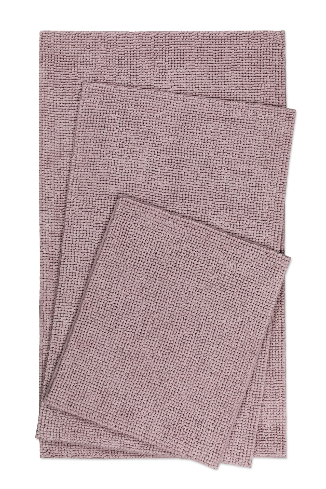 Wecon home Basics Badematte Balu, Höhe 14 mm, Polyester, rechteckig, Chenille, waschbar, rutschfest, schnell trocknend, weich, Badteppich