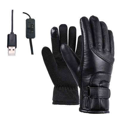 MC Star Hitzeschutzhandschuhe USB Elektrisch beheizte Handschuhe wasserdicht, Touchscreen, Hitzeschutz