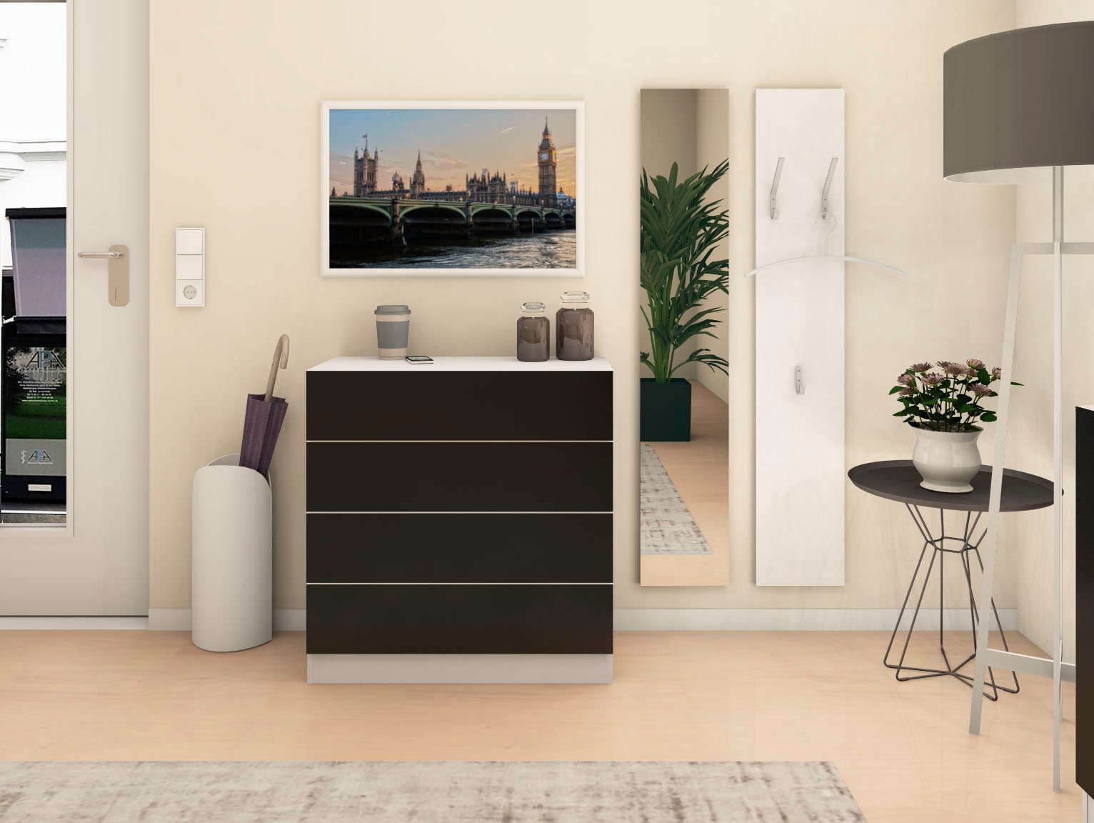 borchardt Möbel Wandspiegel Vaasa, Breite 24 cm günstig online kaufen