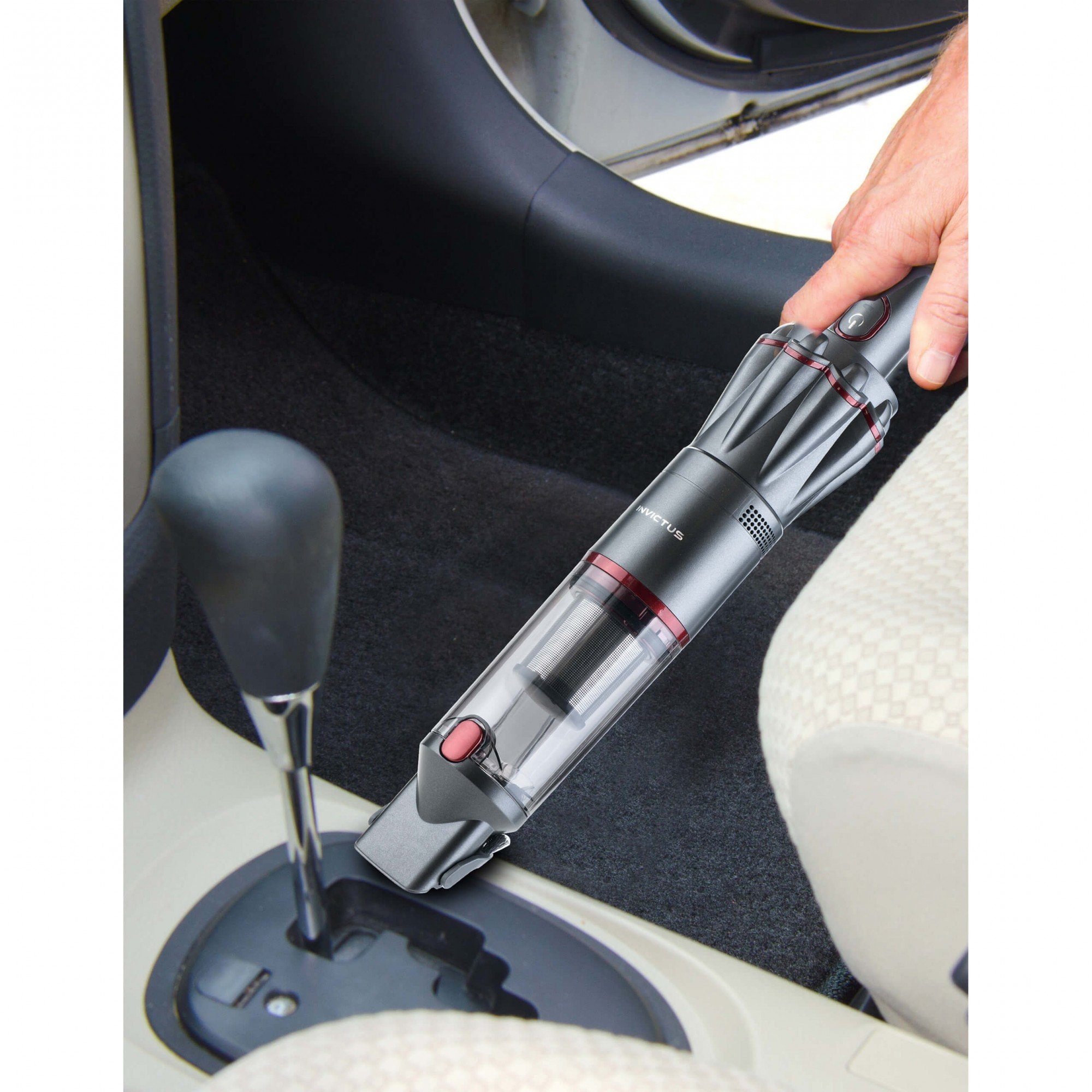 Genius Akku-Handstaubsauger Invictus One 1.0 Handstaubsauger beutellos, 90,00 W, beutellos, Beutelloser und kabelloser Akku Handsauger 90 W BLDC Motor + Zubehör