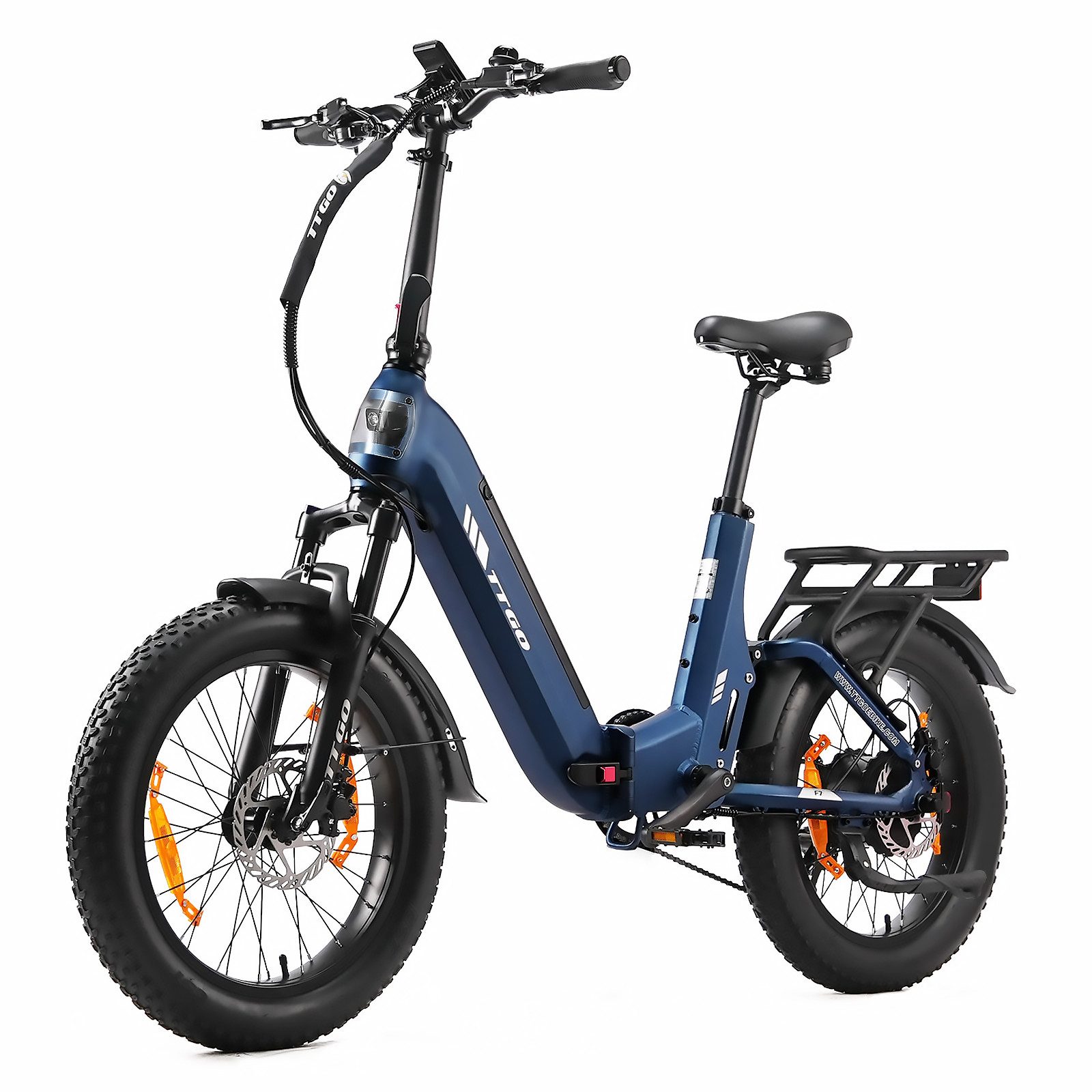 E-Bike Cityrad 20 Zoll, Fully, Vollfederung, 70Nm, max.120km, 150kg Damen u. Herren