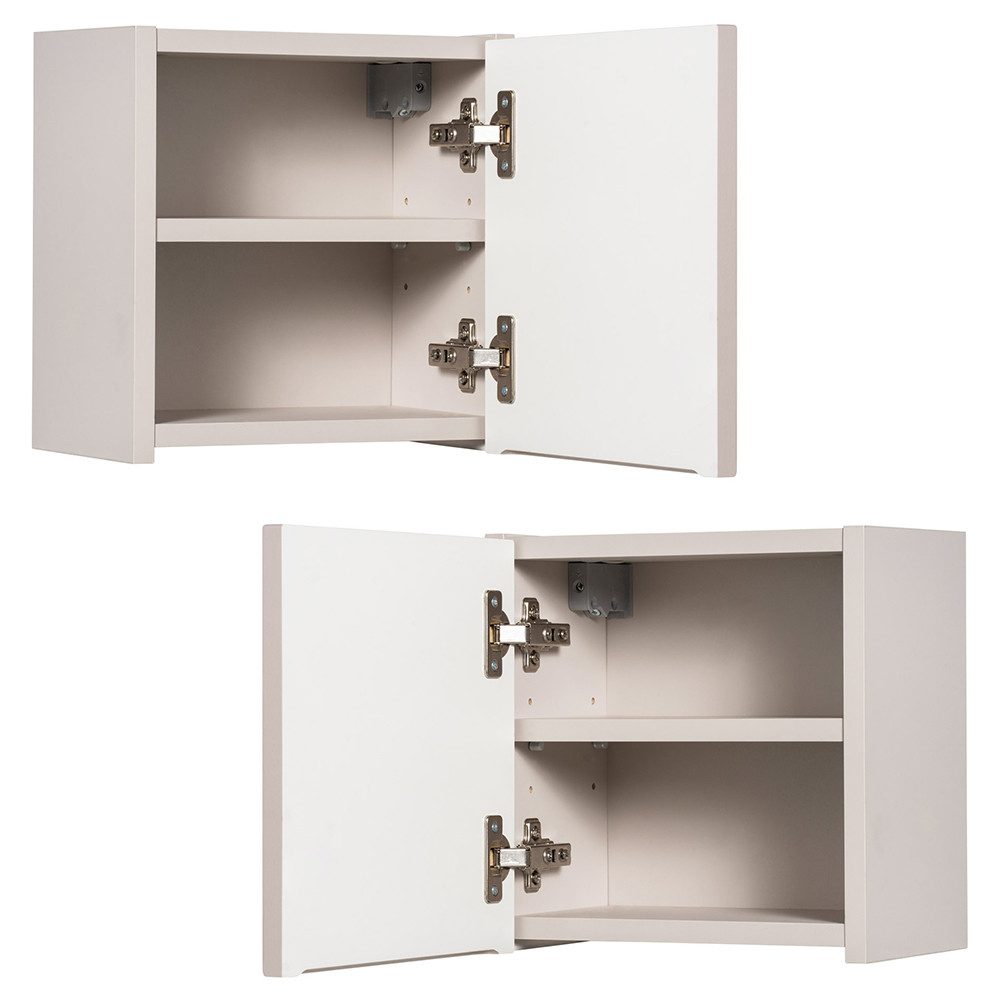 Lomadox Hängeschrank NEWPORT-56-CASHMERE Wandschrank Badschrank, kaschmir, günstig online kaufen