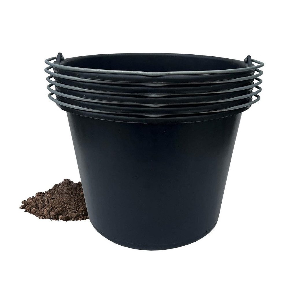 Prosperplast Werkzeugkoffer Prosperplast Eimer BUCKET 20 Liter - schwarz Set 5