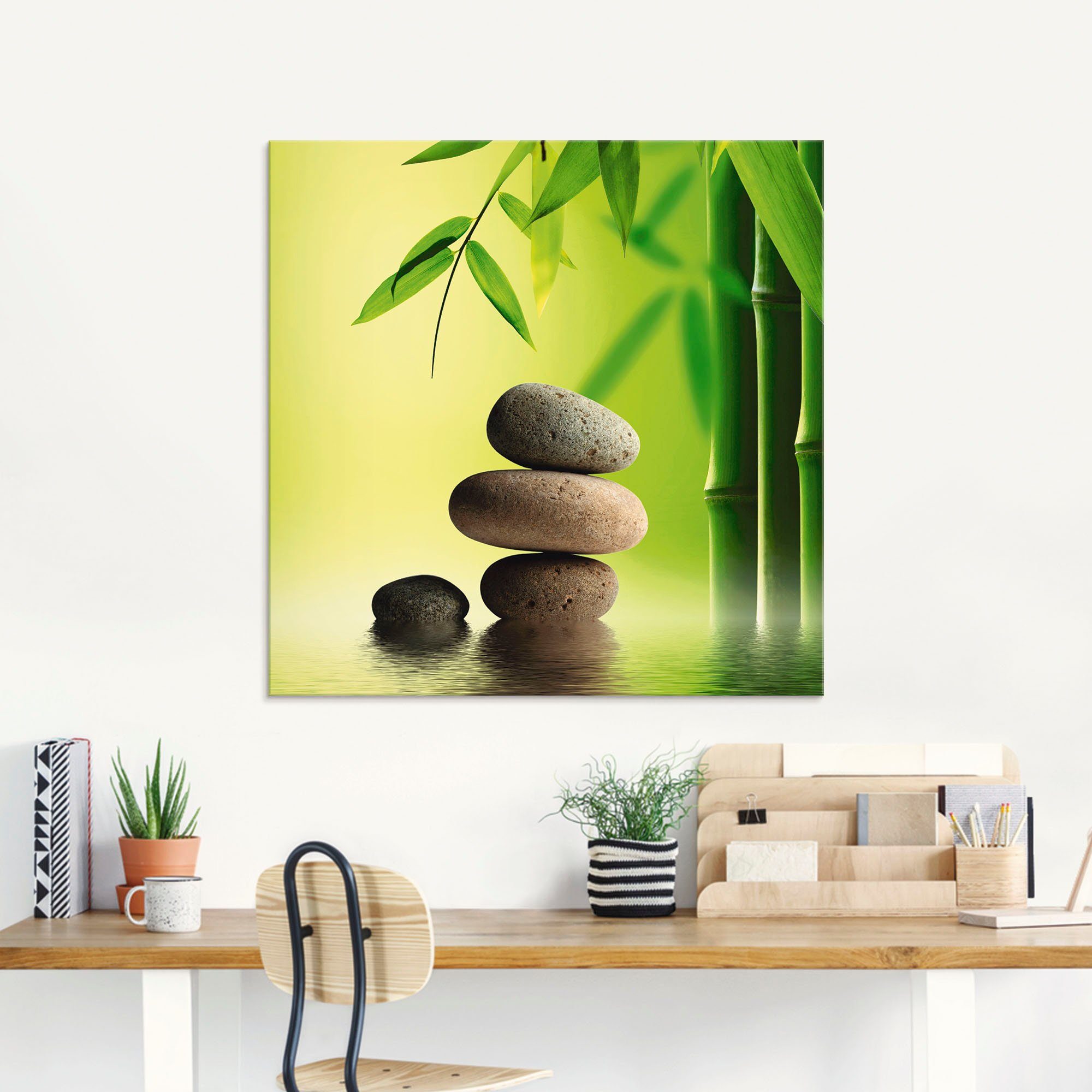 Artland Glasbild Spa Stillleben, Zen (1 St), in verschiedenen Größen