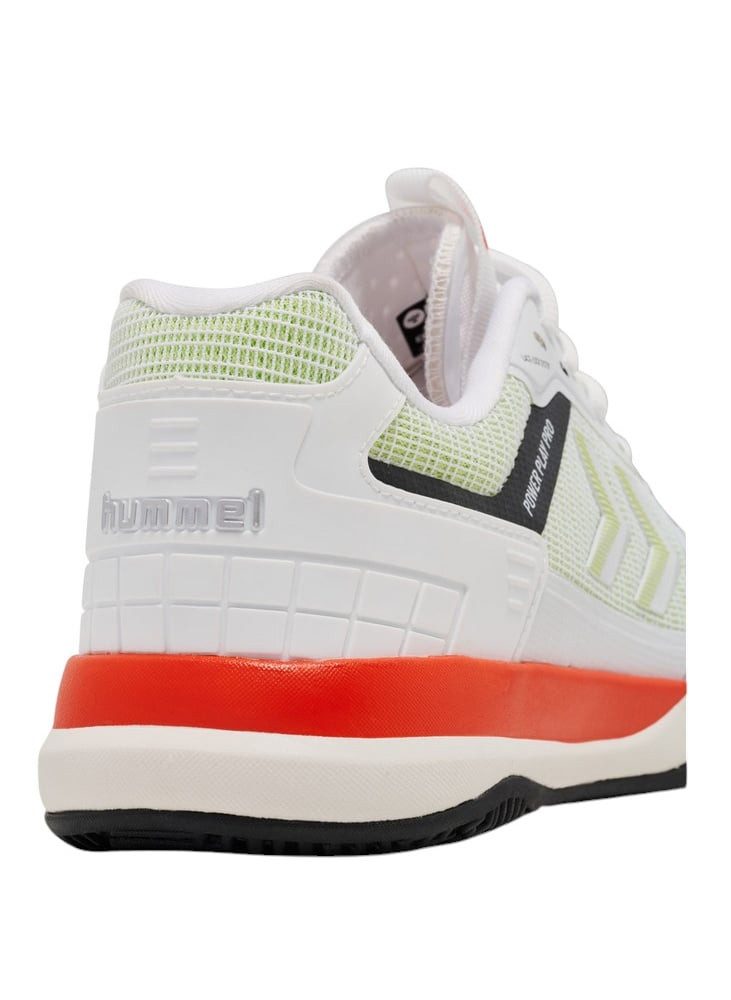 hummel Hallen-Indoorschuhe Power Play Pro weiss/hellgrün/rot Herren Badmintonschuh