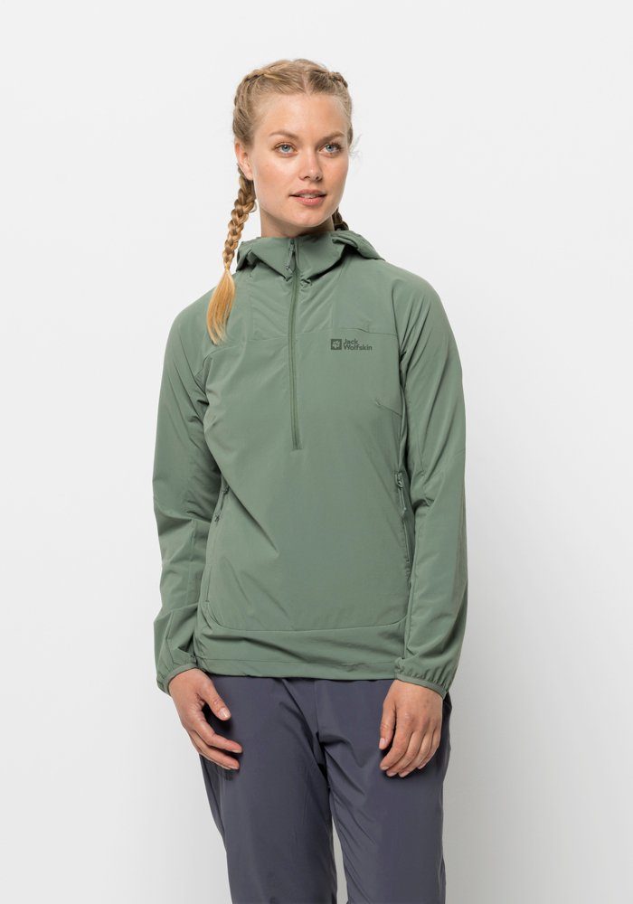 Jack Wolfskin Softshelljacke PRELIGHT OVERHEAD W picnic-green