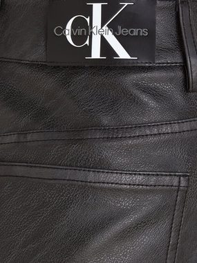 Calvin Klein Jeans Lederimitathose FAUX LEATHER HIGH RISE STRAIGHT