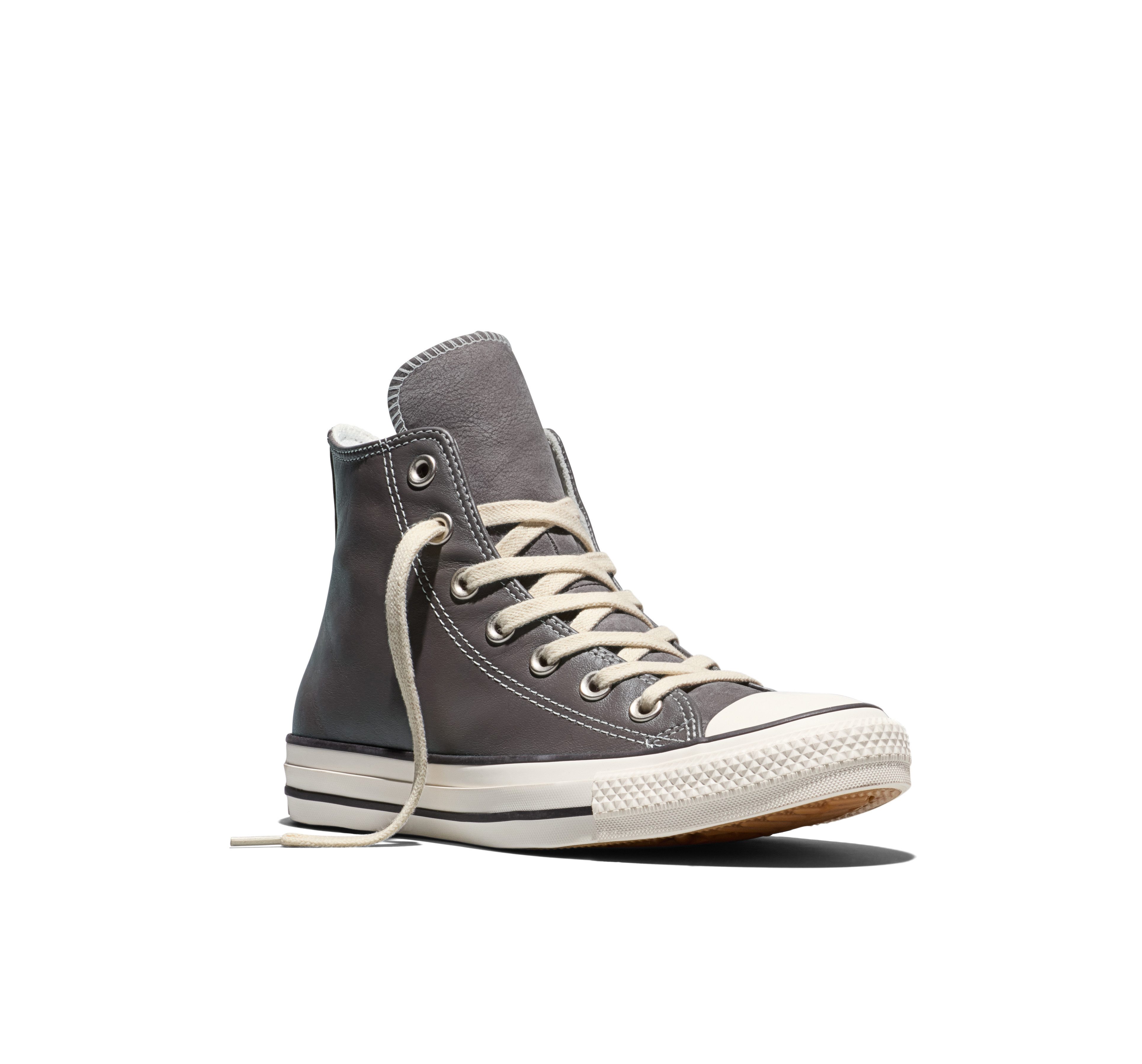 Converse Chuck Taylor All Star Sneaker winterfestes Leder, zwei unterschiedliche farbige Laces inklusive – Bild 5 von 5