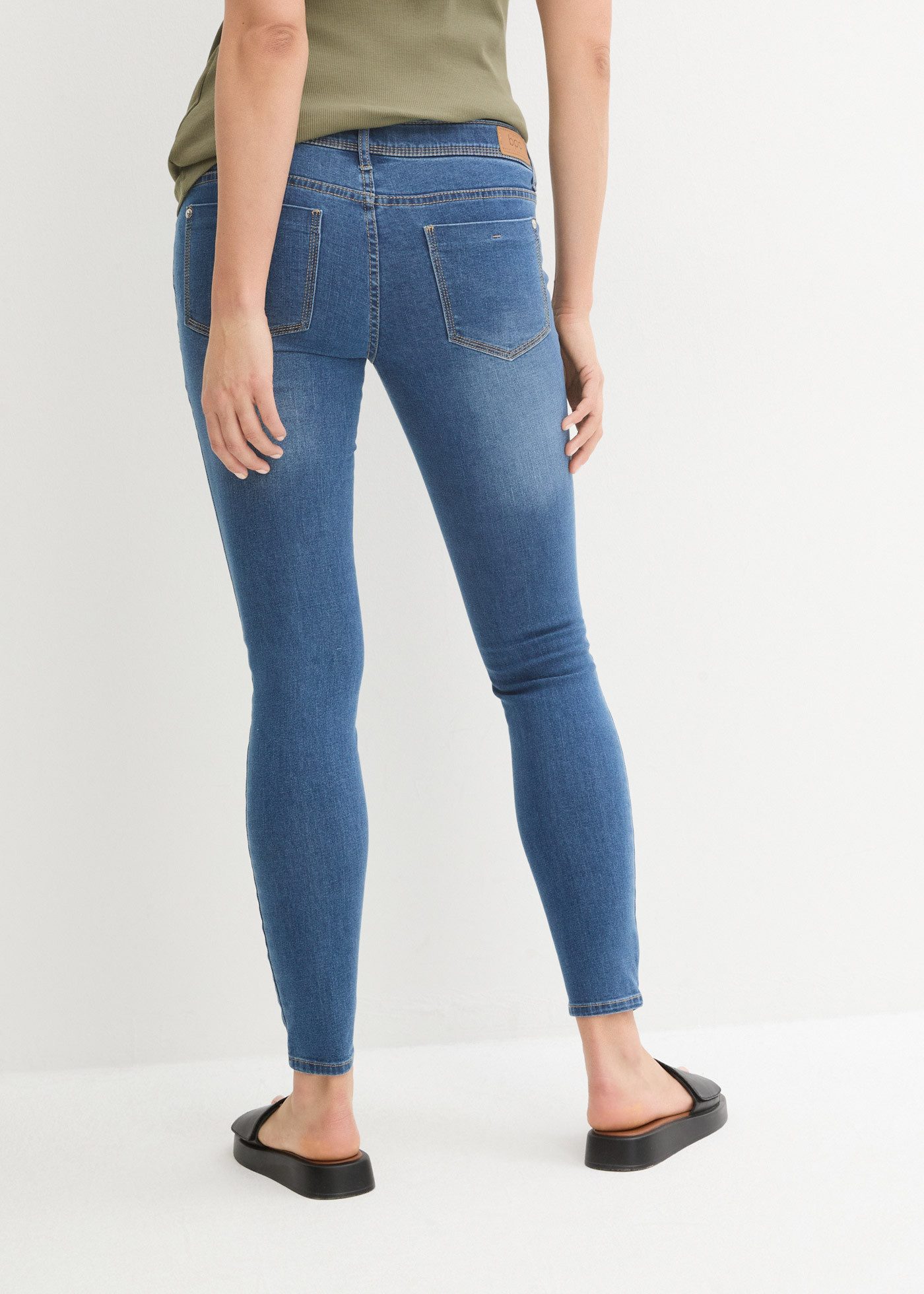 bonprix Umstandsjeans Skinny Fit, mit schmalen Beinen, mit Stretchanteil