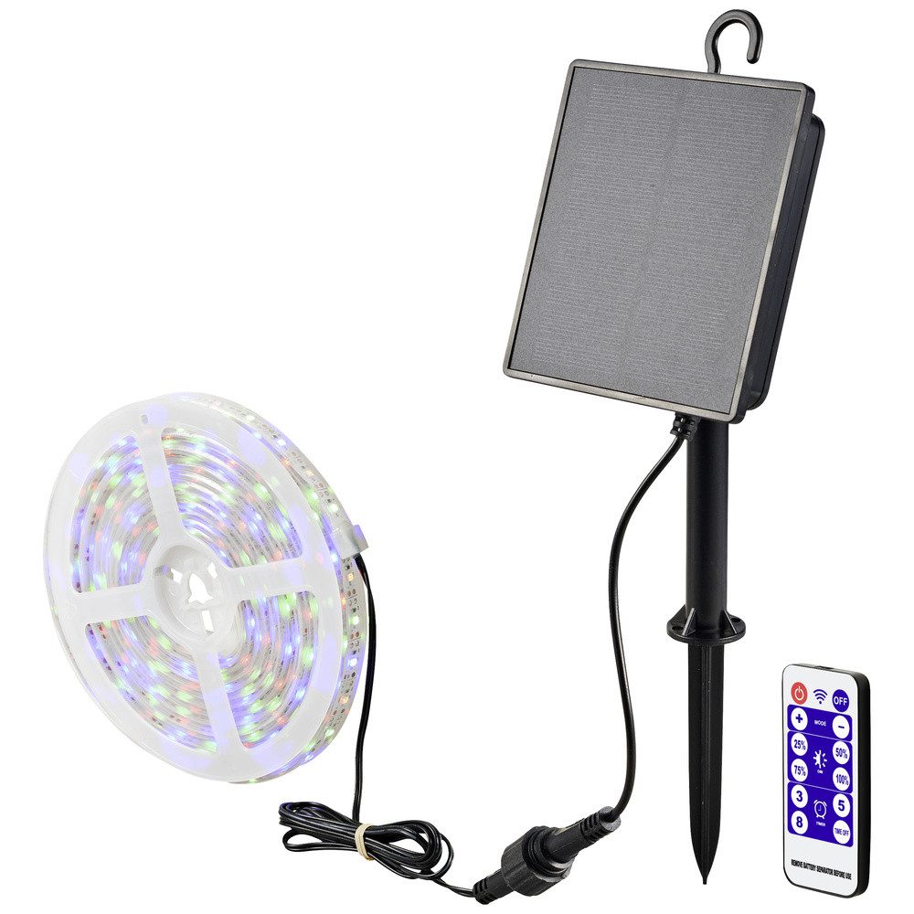 Sygonix Gartenleuchte Sygonix SY-5947266 Solar-Lichtschlauch LED LED fest eingebaut 1.8