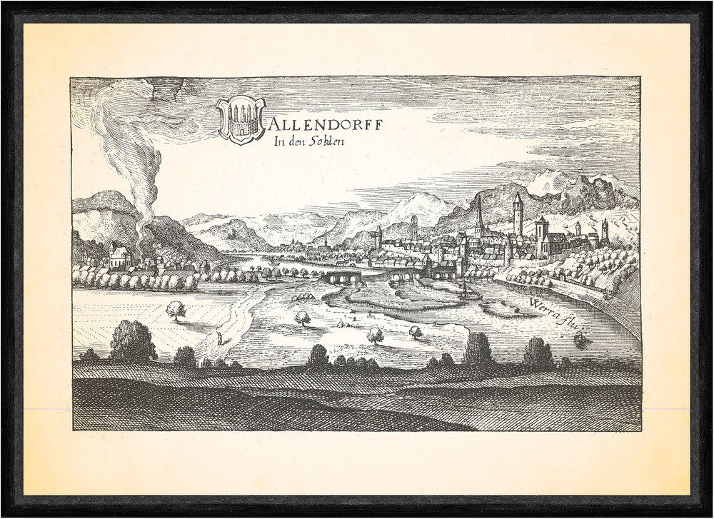 Kunstdruck Allendorff Bad Sooden-Allendorff Gradierwerk Schloß Rothestein Faks_Me