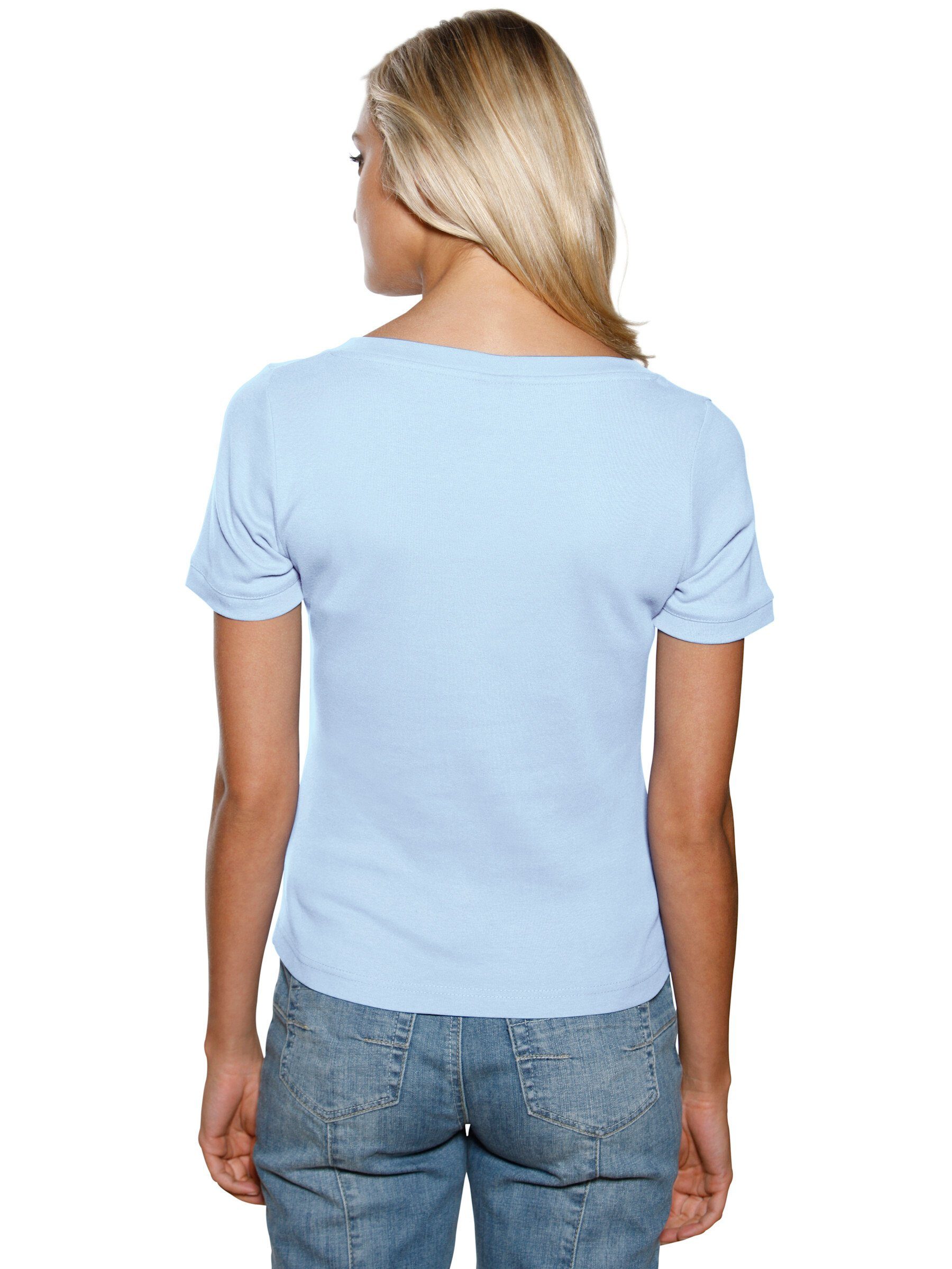 heine T-Shirt Carré-Shirt Kurzarm – Bild 2 von 4