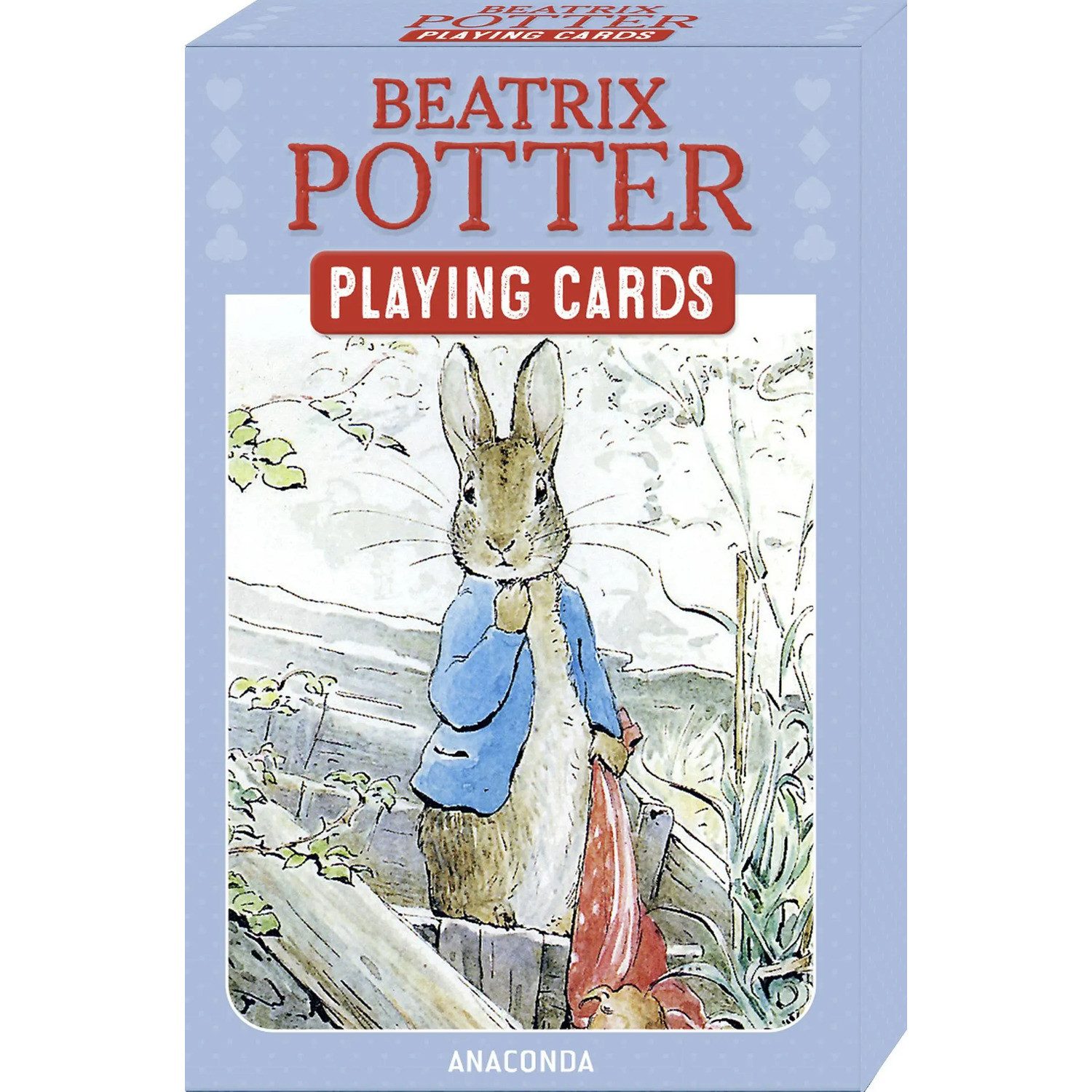 Anaconda Spiel Kartenspiel Beatrix Potter. 54 Spielkarten mit 53 Motiven von Peter...