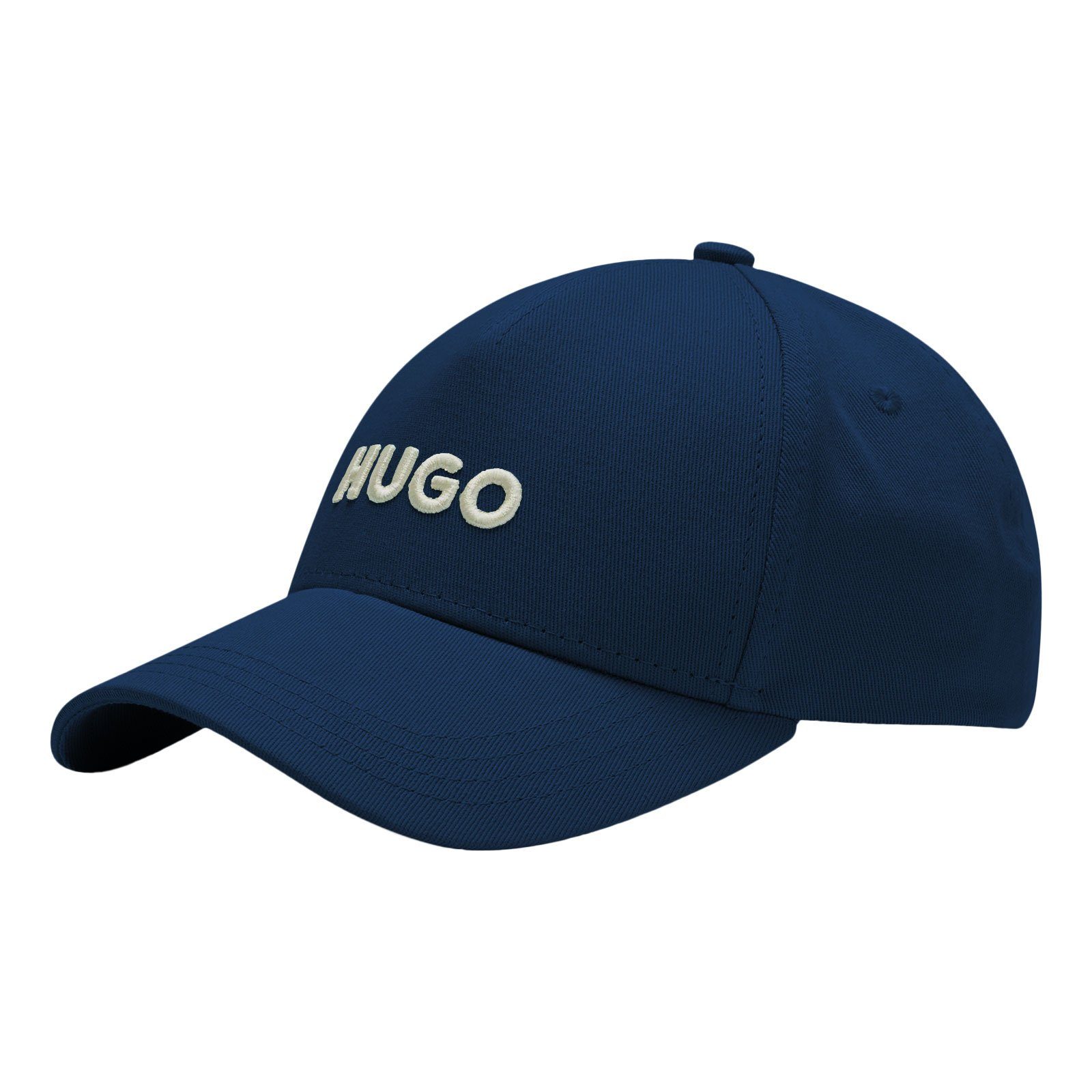 navy Basecap HUGO mit 417 Markenlogo Snapback Cap gesticktem