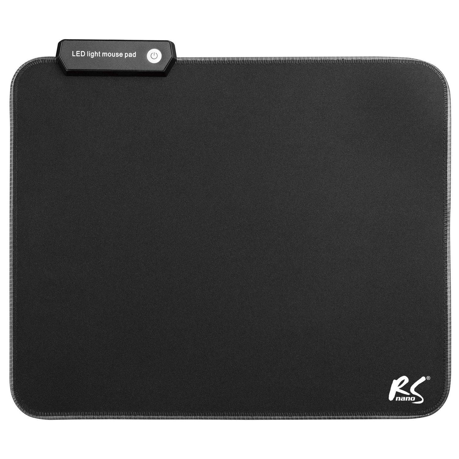 NanoRS Gaming Mauspad RS704, LED RGB Beleuchtung; Anti-Rutsch Unterseite; 30x25cm