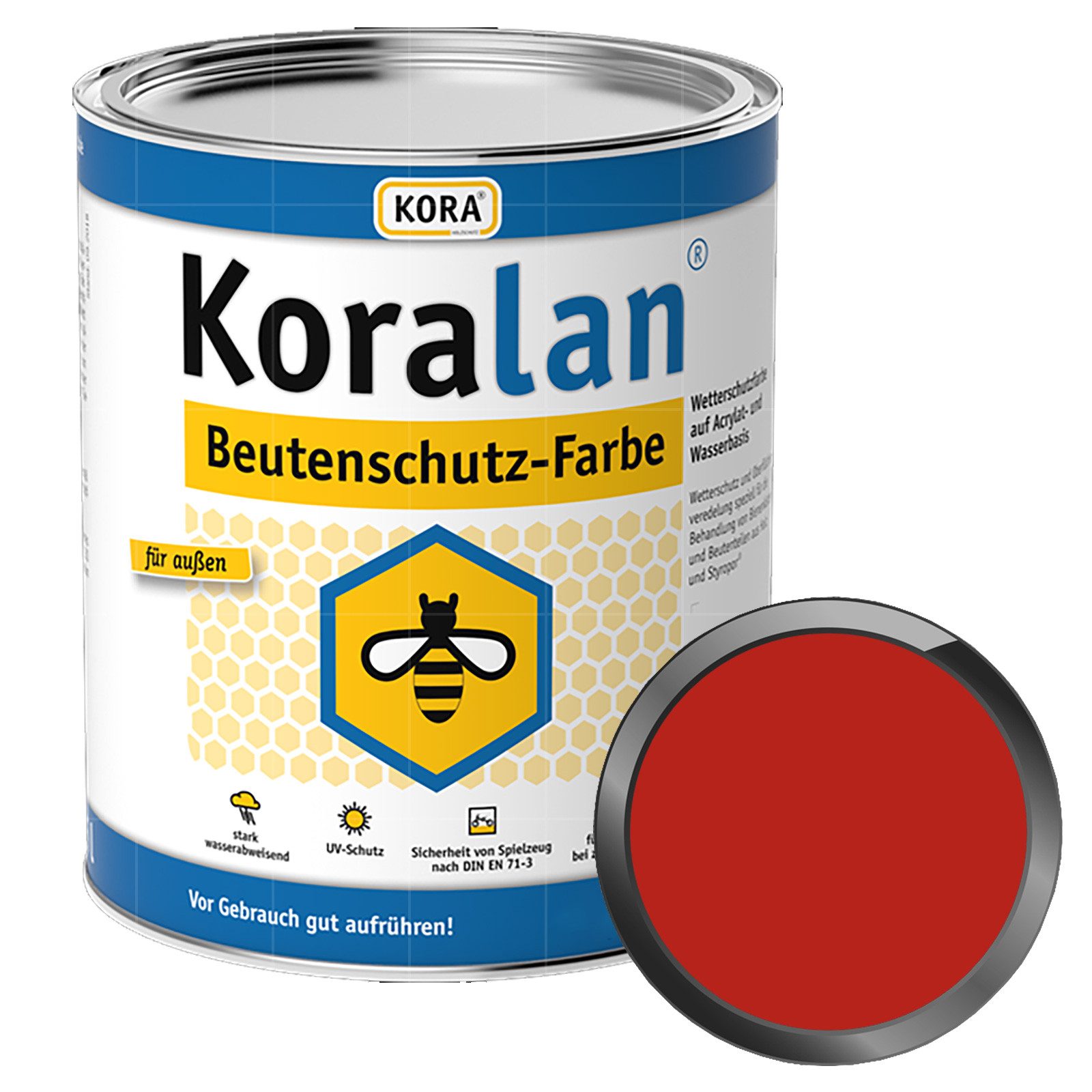 KORA Wetterschutzfarbe KORALAN BEUTENSCHUTZ-FARBE - 0.375 LTR