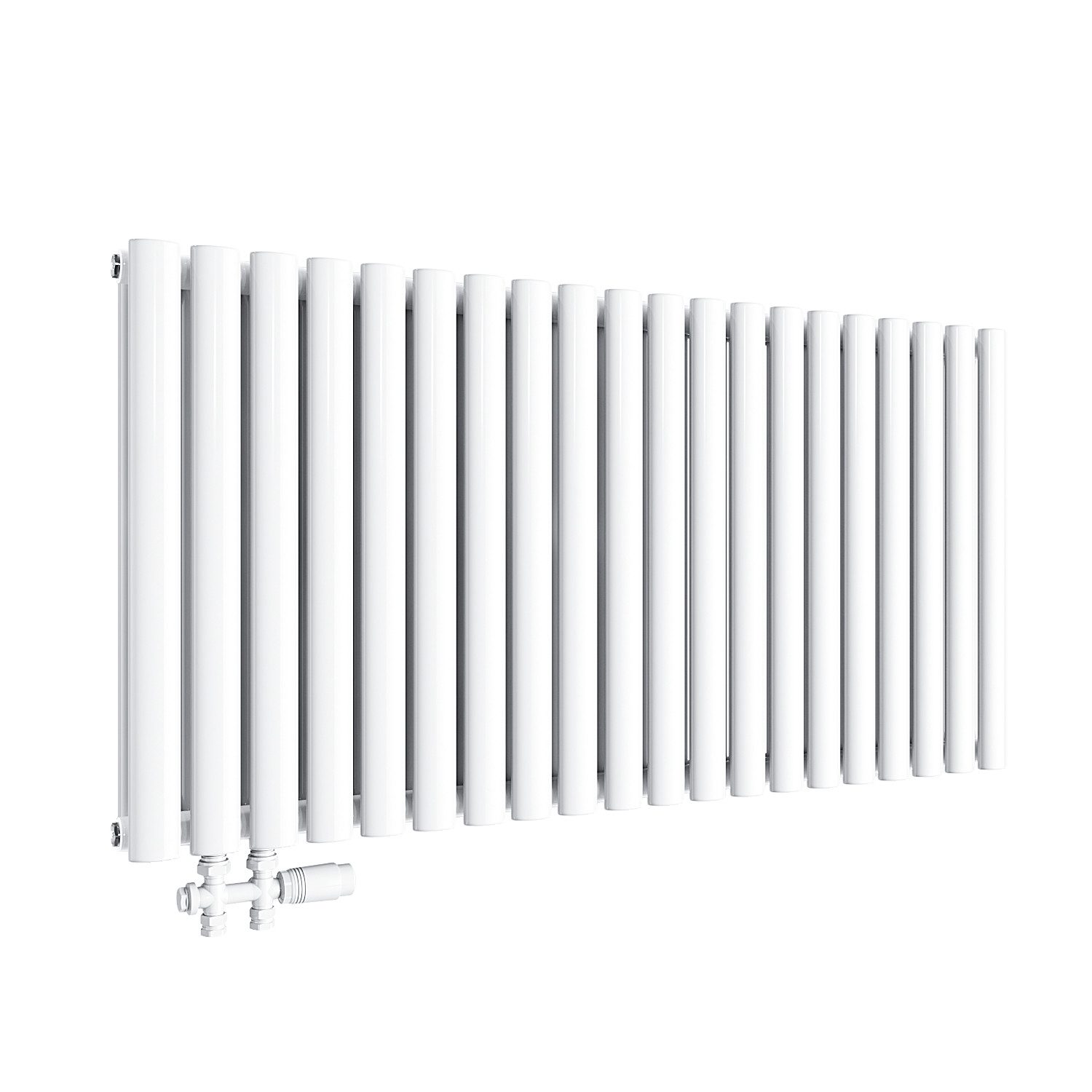 SONNI Badheizkörper Röhrenheizkörper Warmwasser,Horizontal,Doppellagig,mit günstig online kaufen