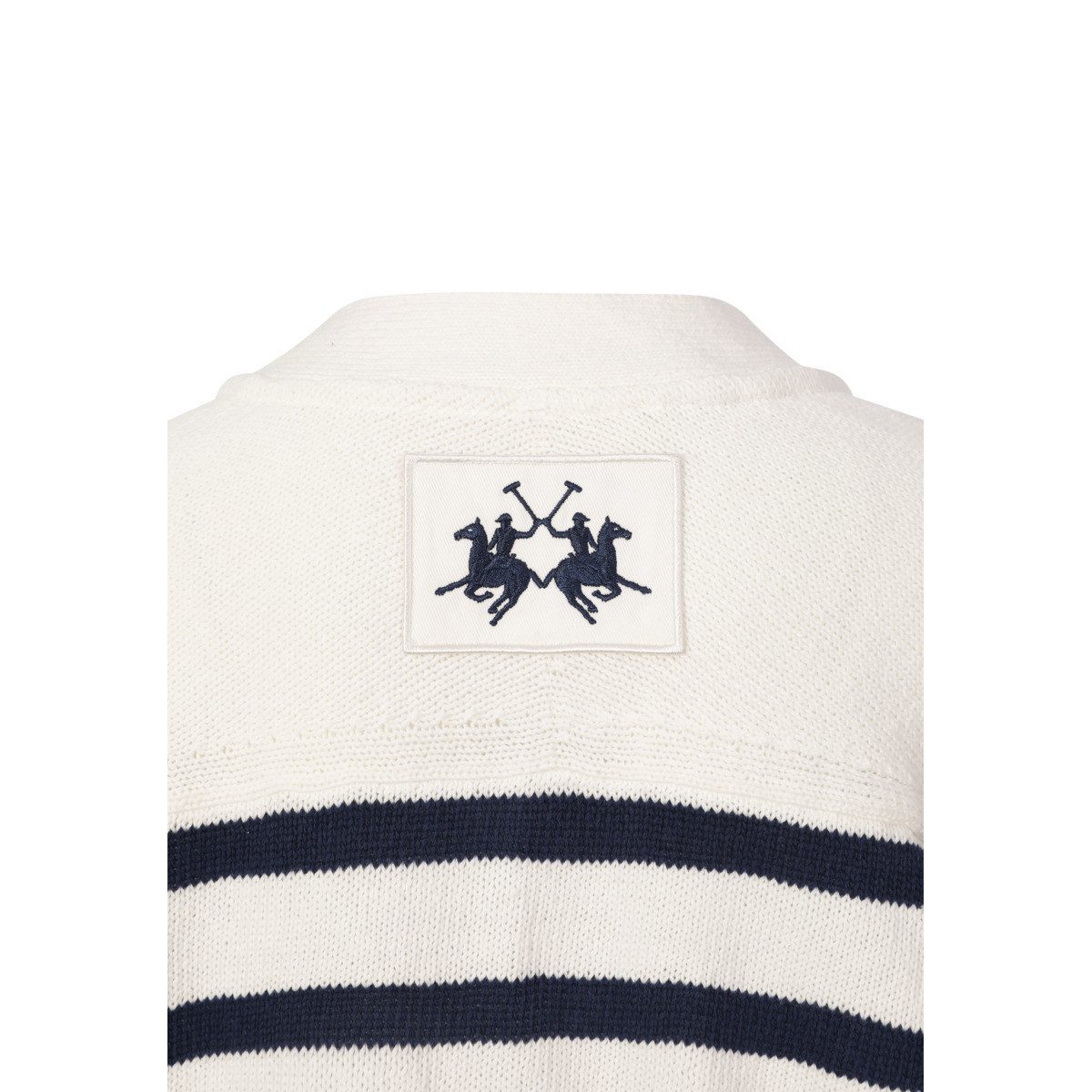 La Martina Strickjacke WCS001 Damen Sweatjacke, Feinstrickjacke, Grobstrickjacke, Wolljacke, Cardigan