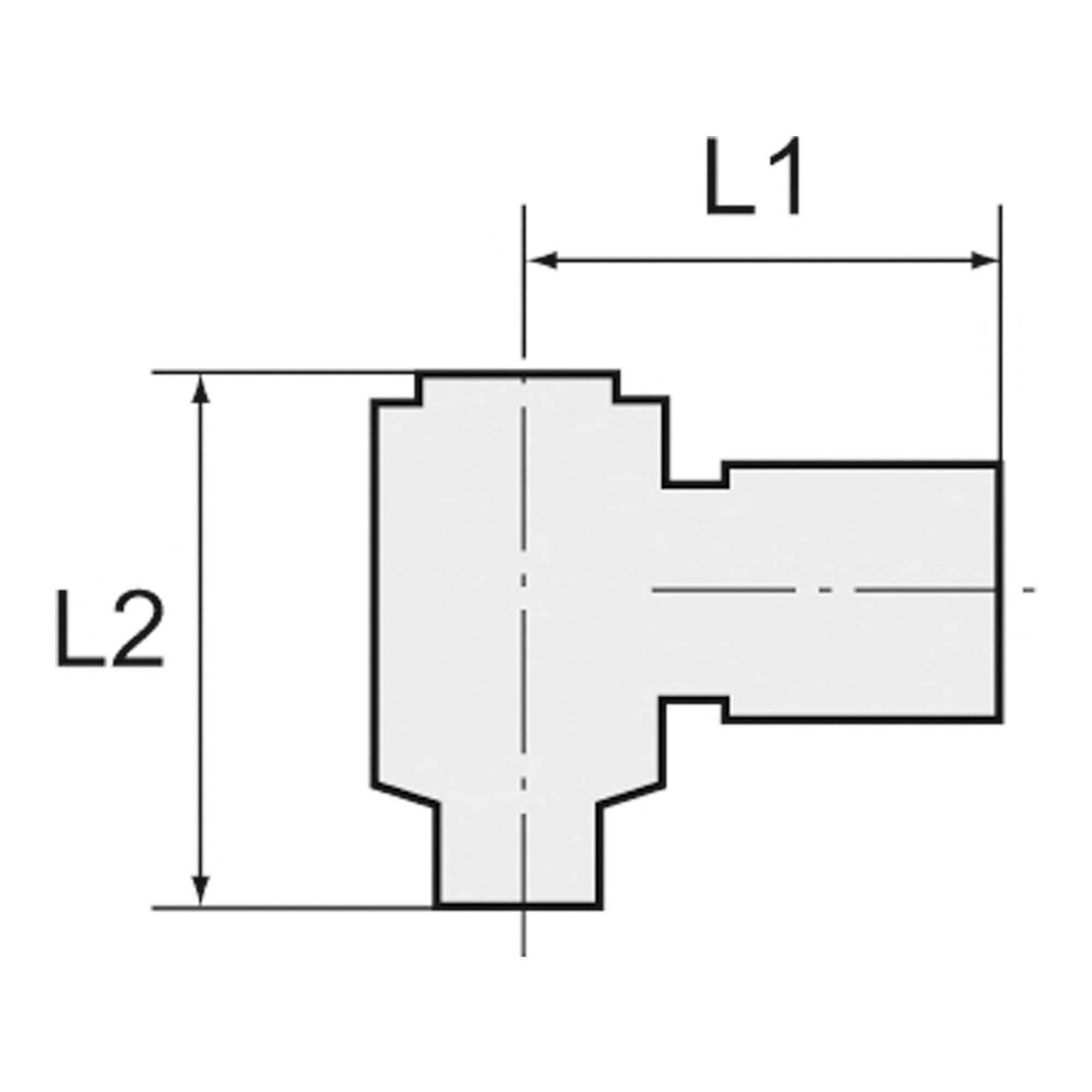 RIEGLER Anschlussstück Riegler Schwenktülle, G 1/8 a., für Schlauch LW 6, Messing vern./Messi