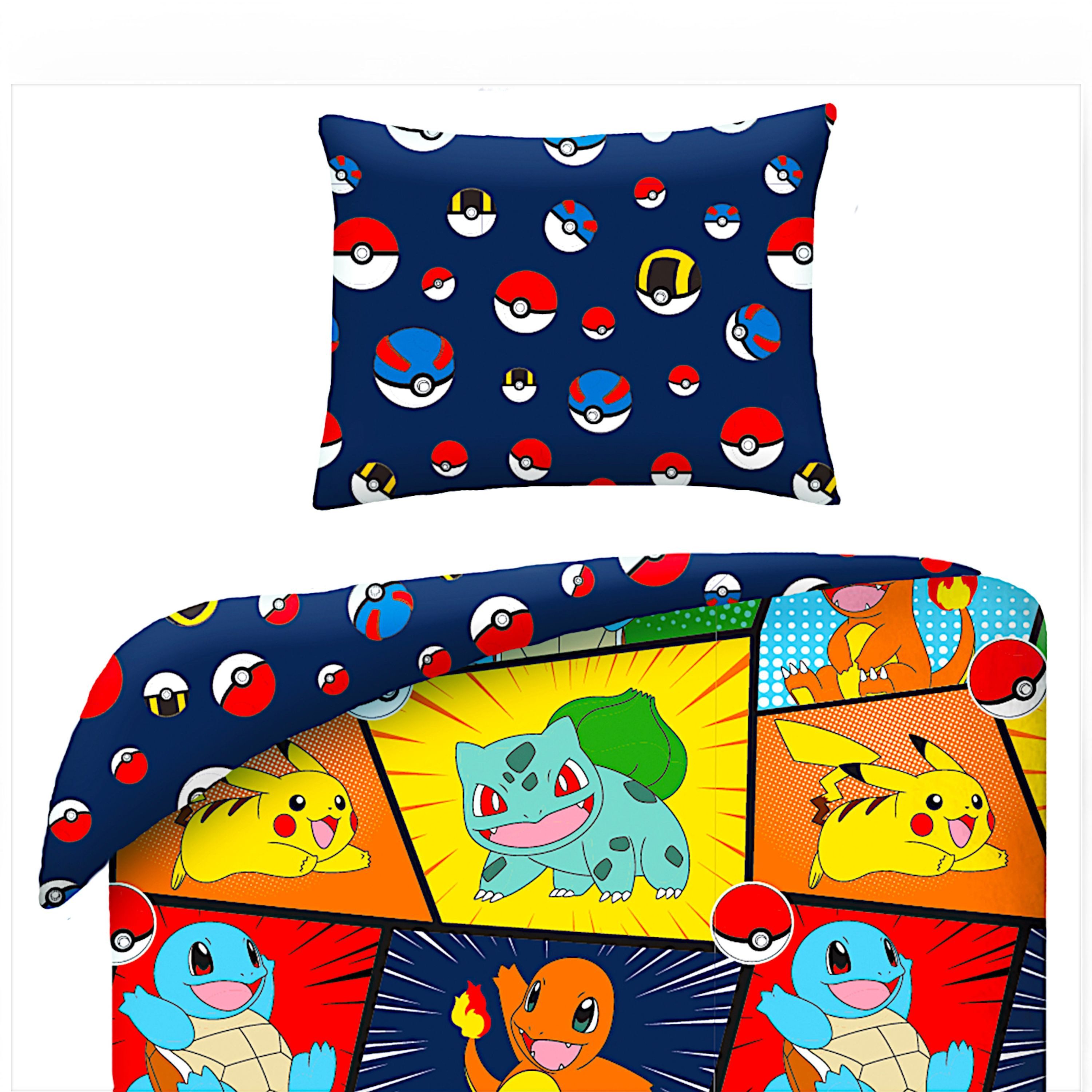 POKÉMON Bettwäsche Pokémon Ball, Baumwolle, 2 günstig online kaufen