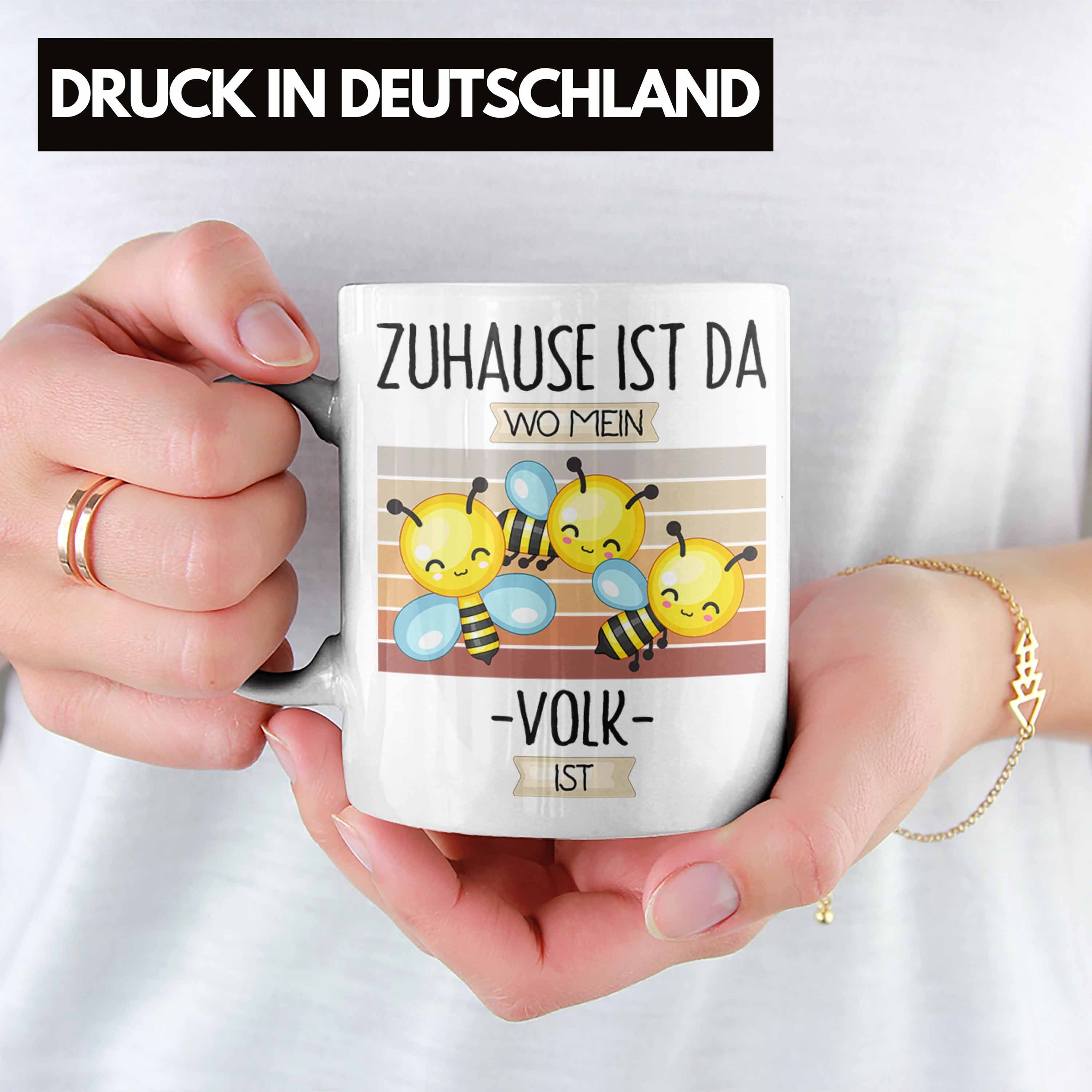 Da Geschenk Ist Spruch Wo Imker Zuhause Weiss Me Lustiger Tasse Trendation Geschenkidee Tasse