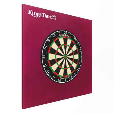 Kings Dart Dartscheibe Dart-Set, Geeignet für Steel- und Softdarts